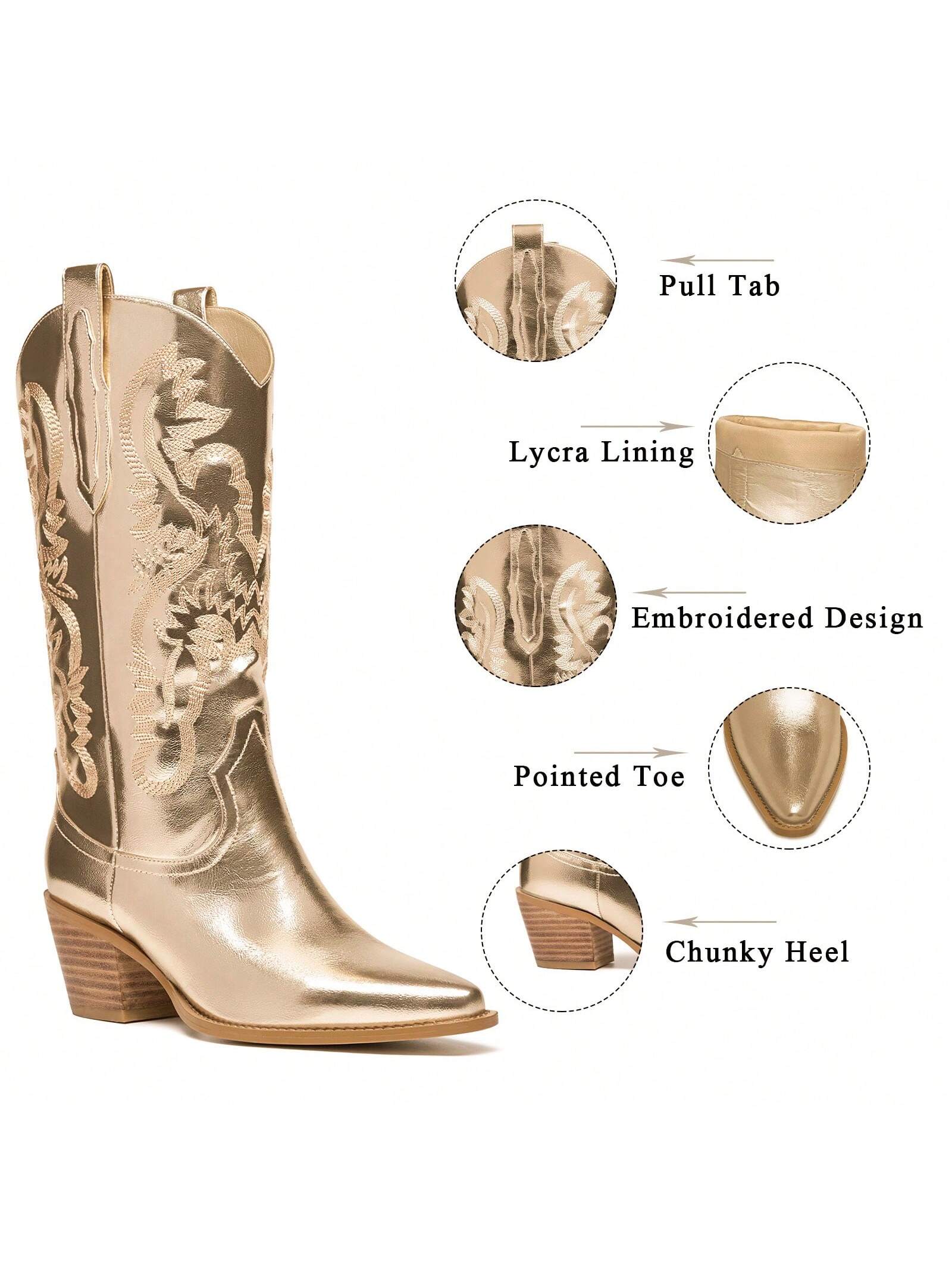 In Gold Women Fashion Boots