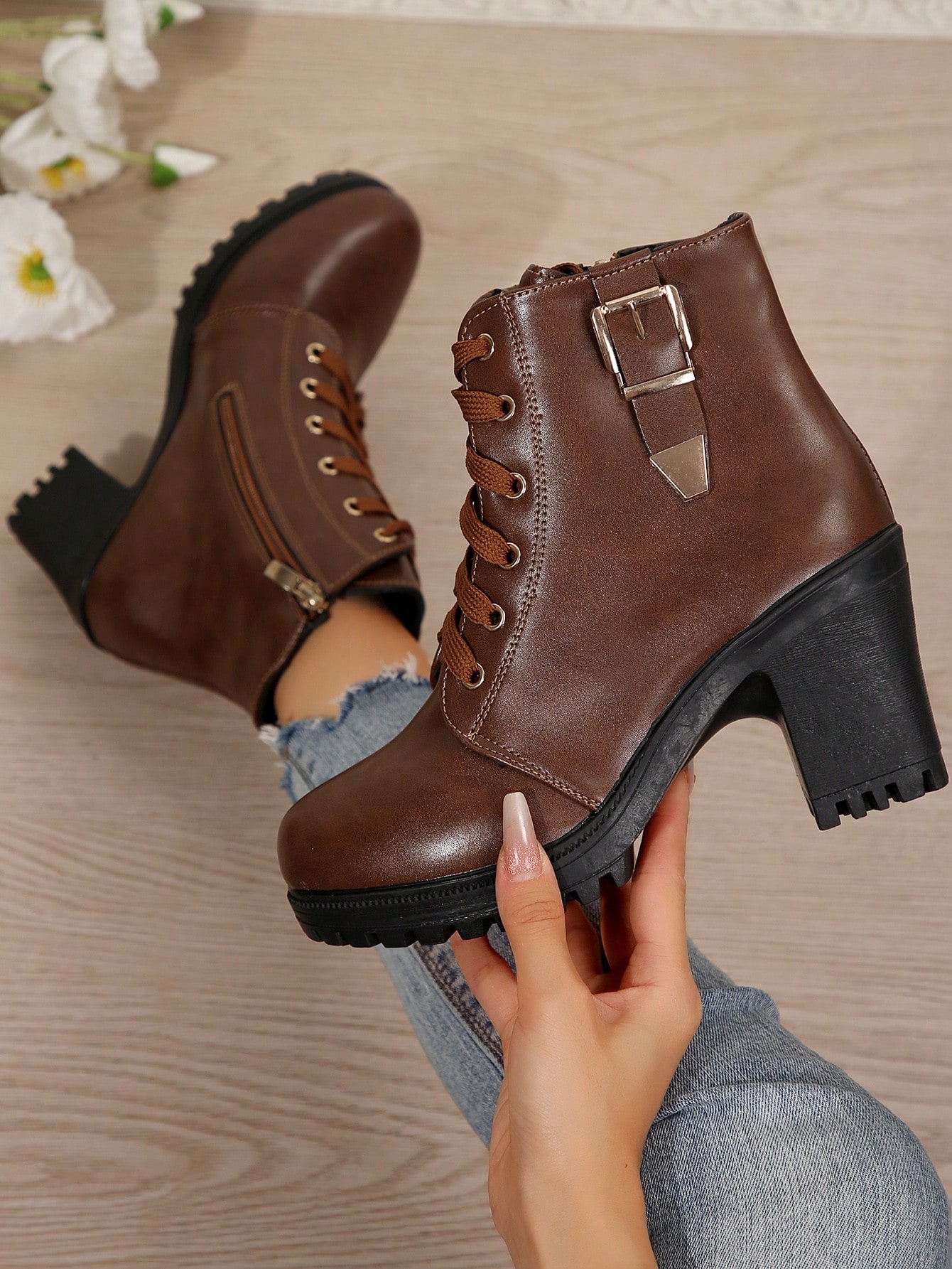 In Brown Women Ankle Boots & Booties