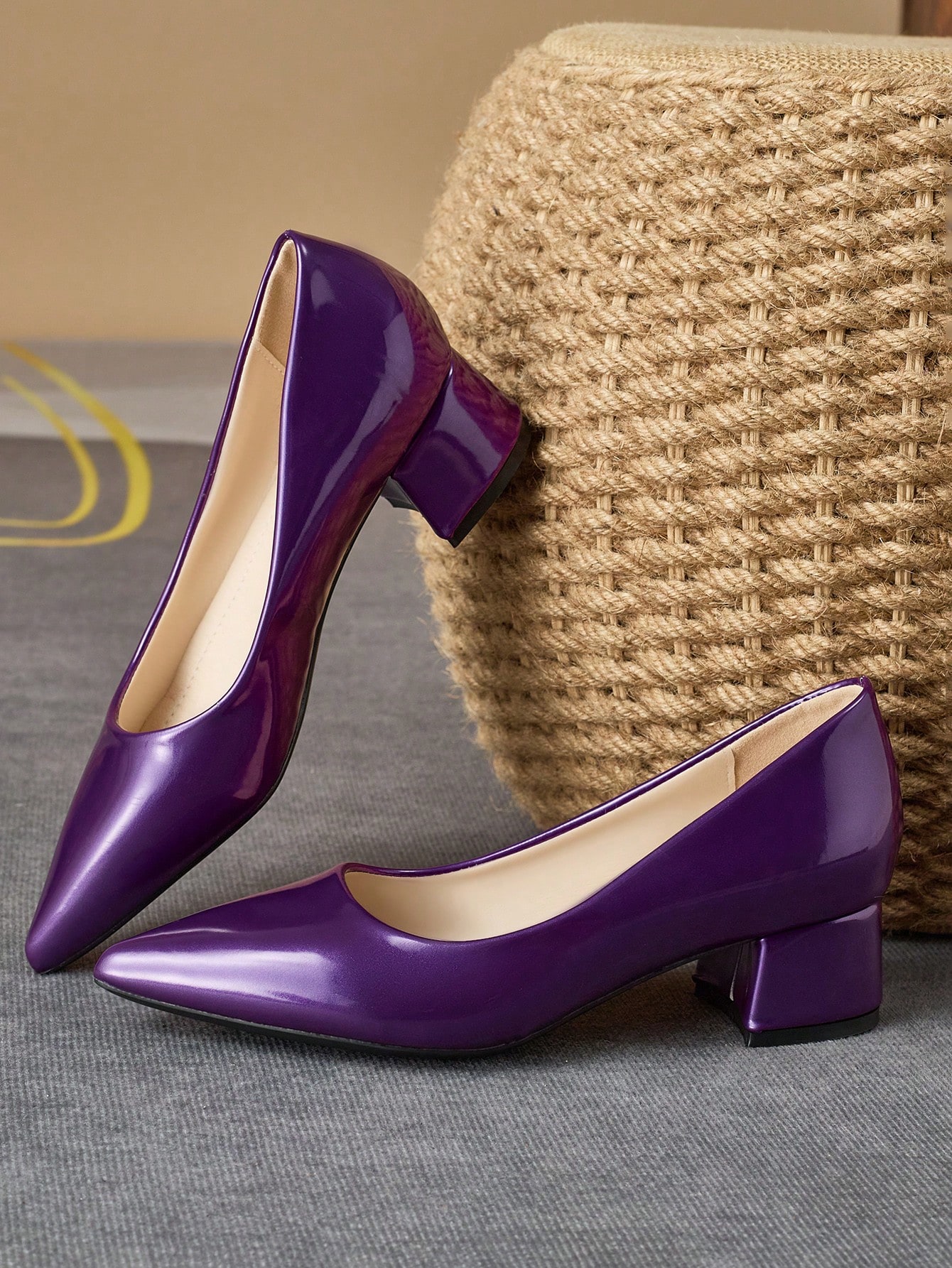 In Purple Women Pumps