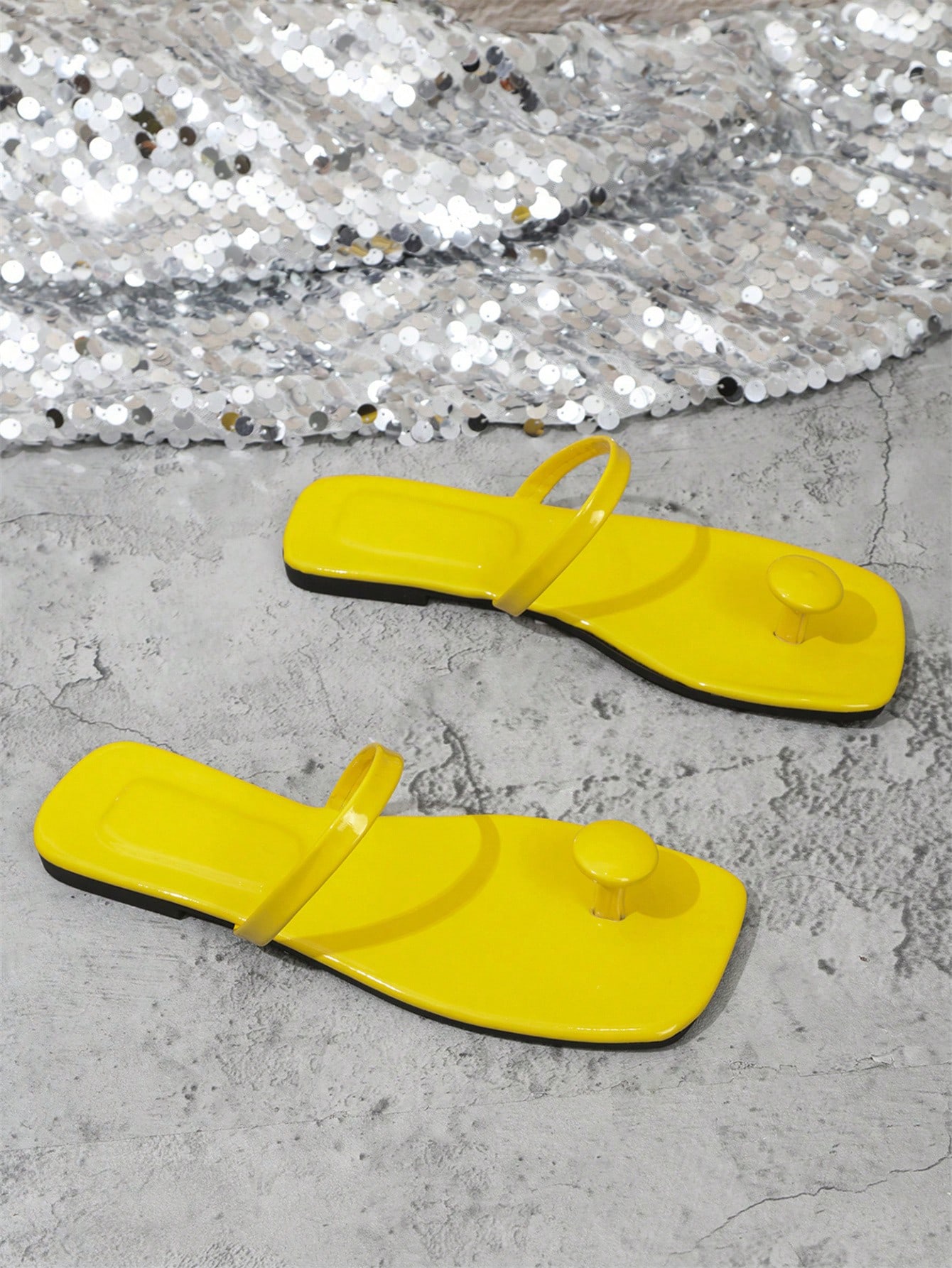 In Yellow Women Slippers