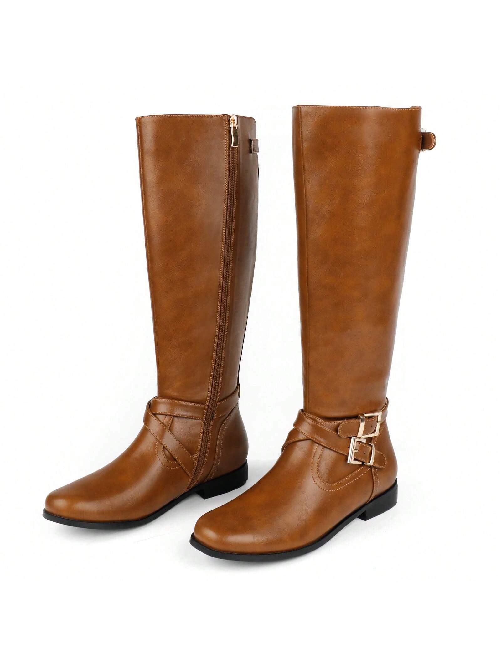 In Brown Women Knee-High Boots