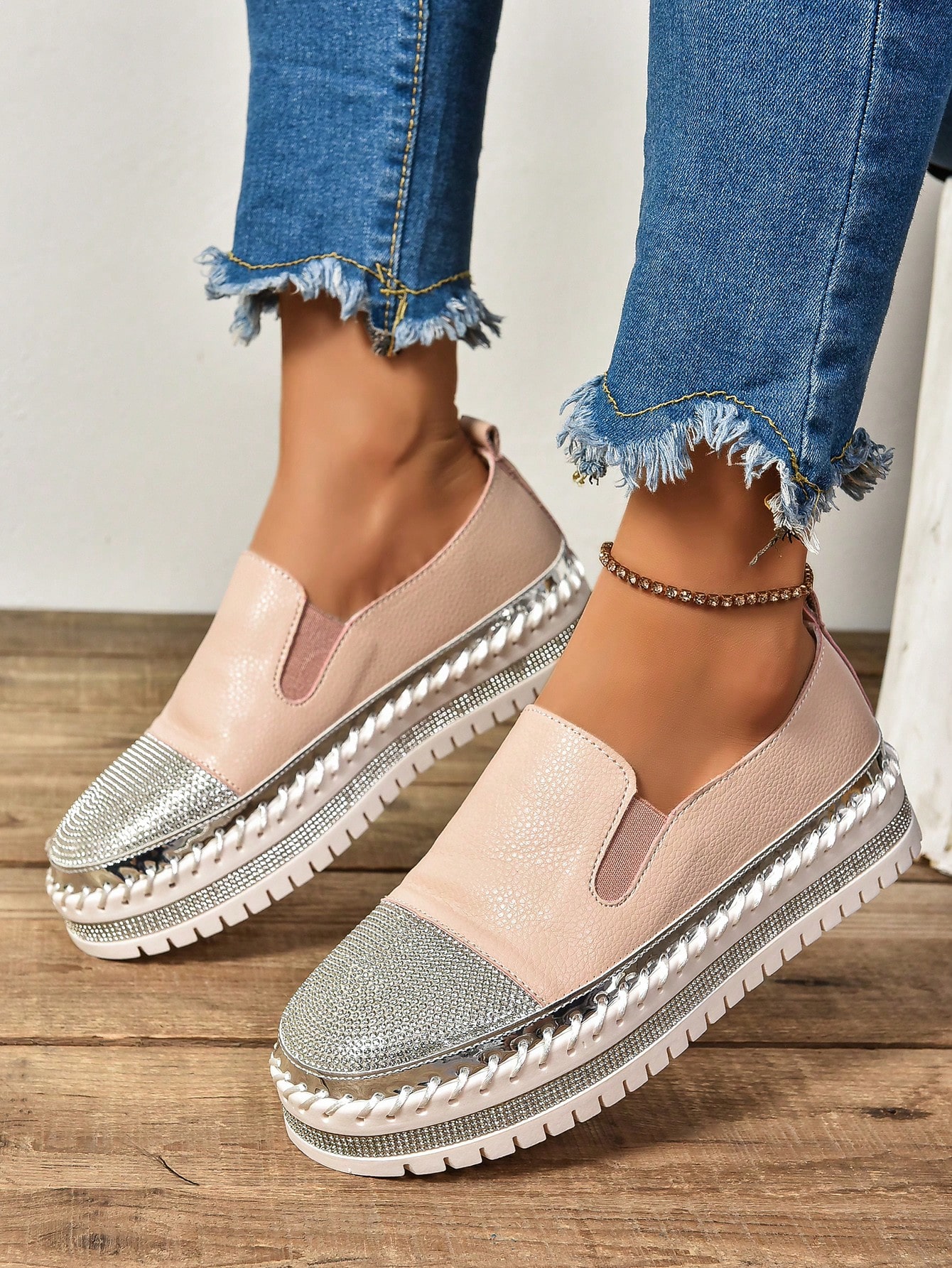 In Pink Women Wedges & Flatform