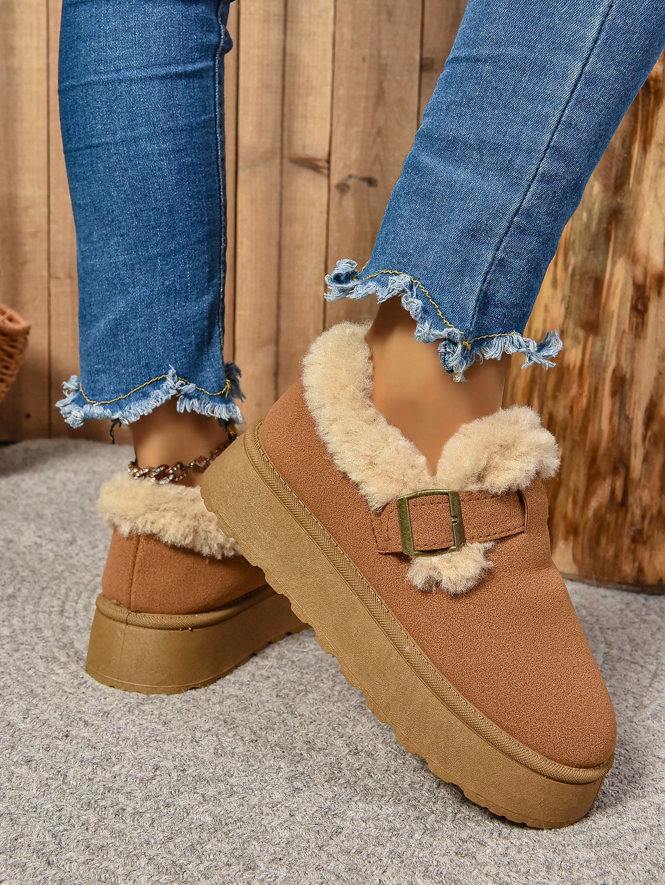 In Camel Women Fashion Boots