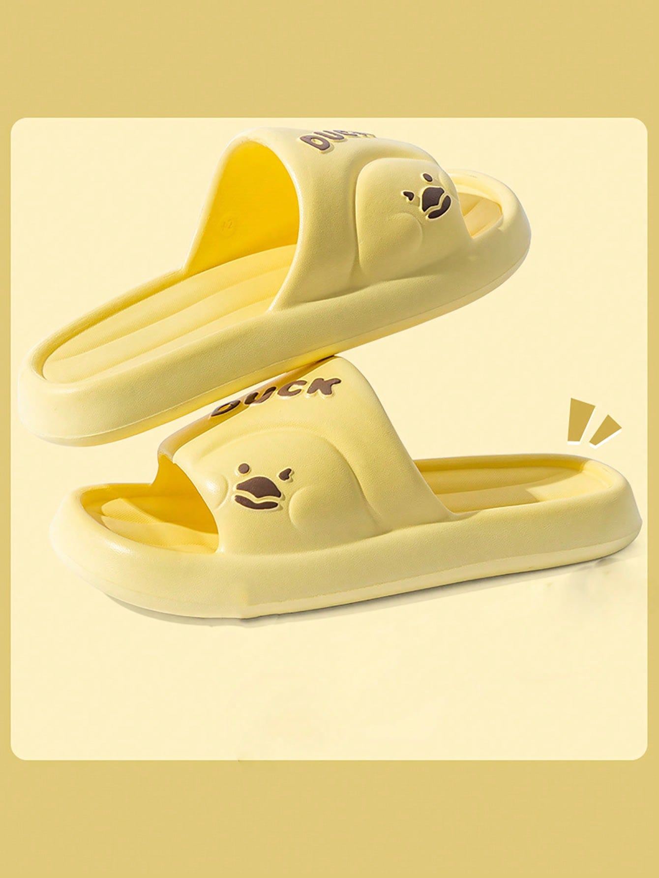 In Yellow Women Home Slippers