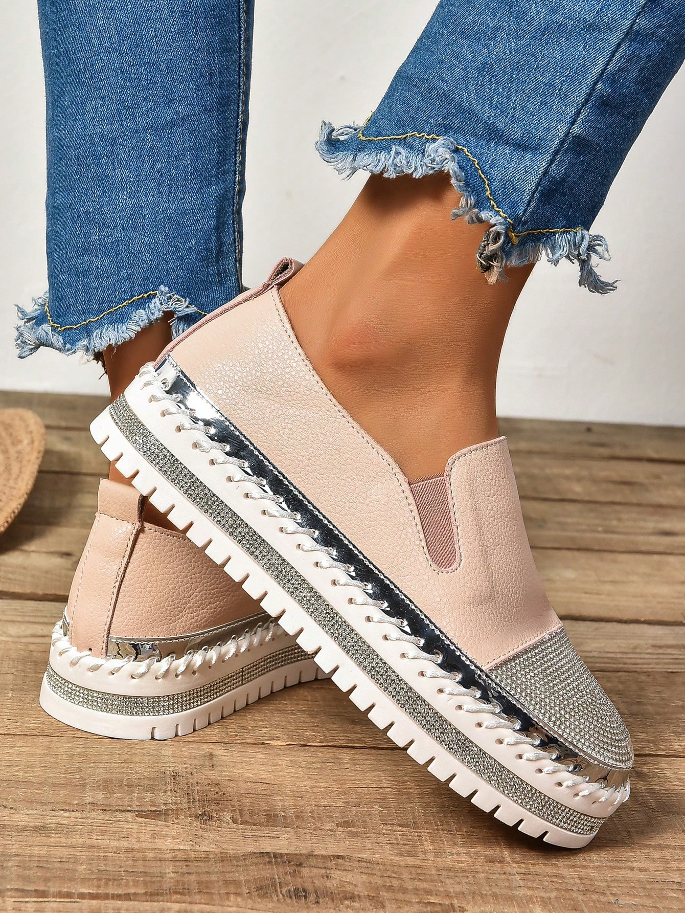 In Pink Women Wedges & Flatform