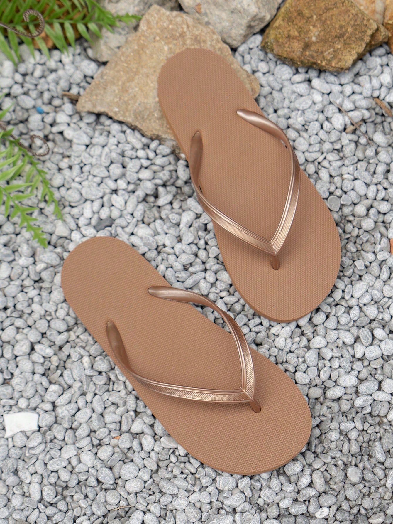 In Brown Women Flip-Flops