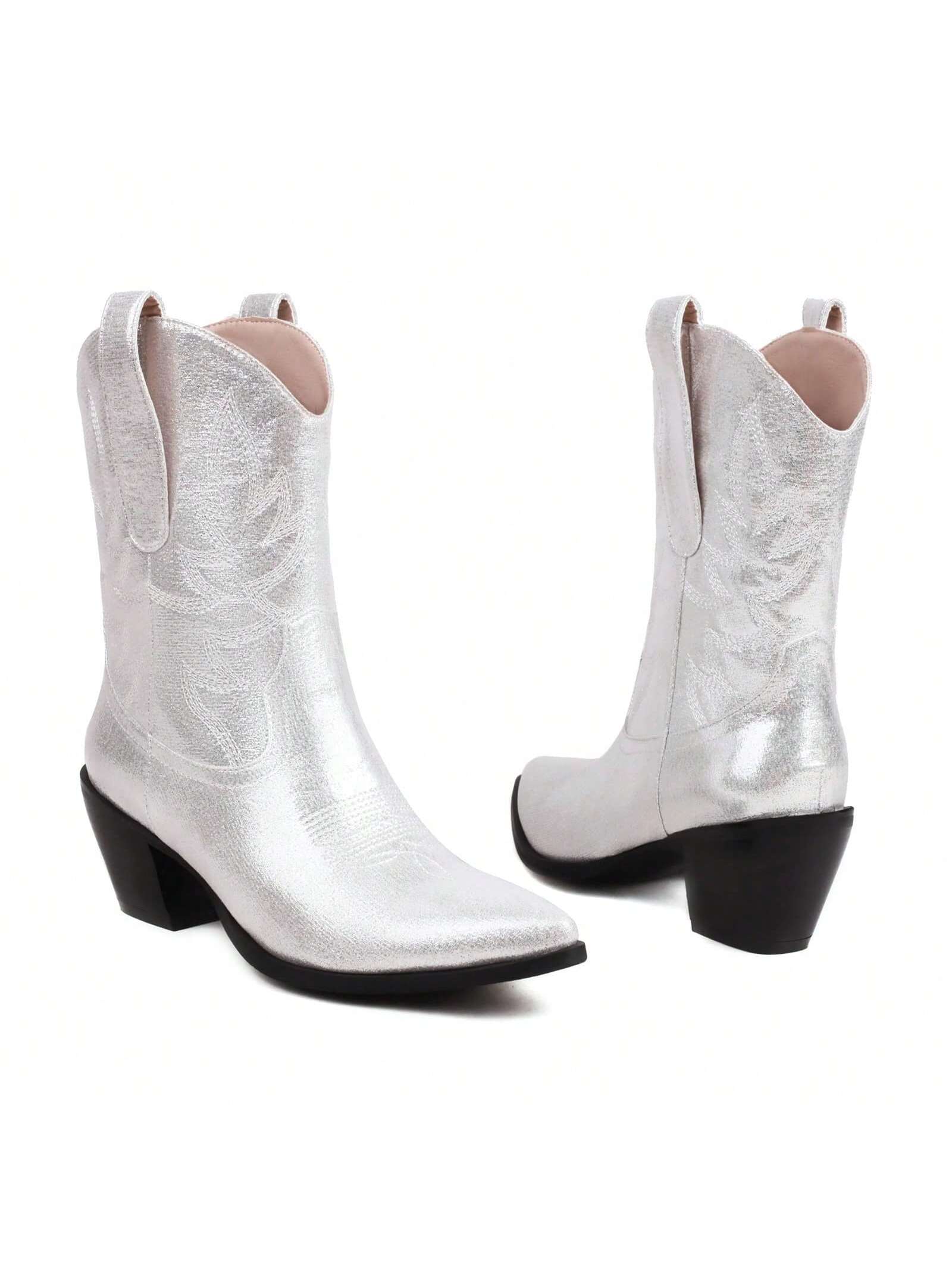 In Silver Women Ankle Boots & Booties