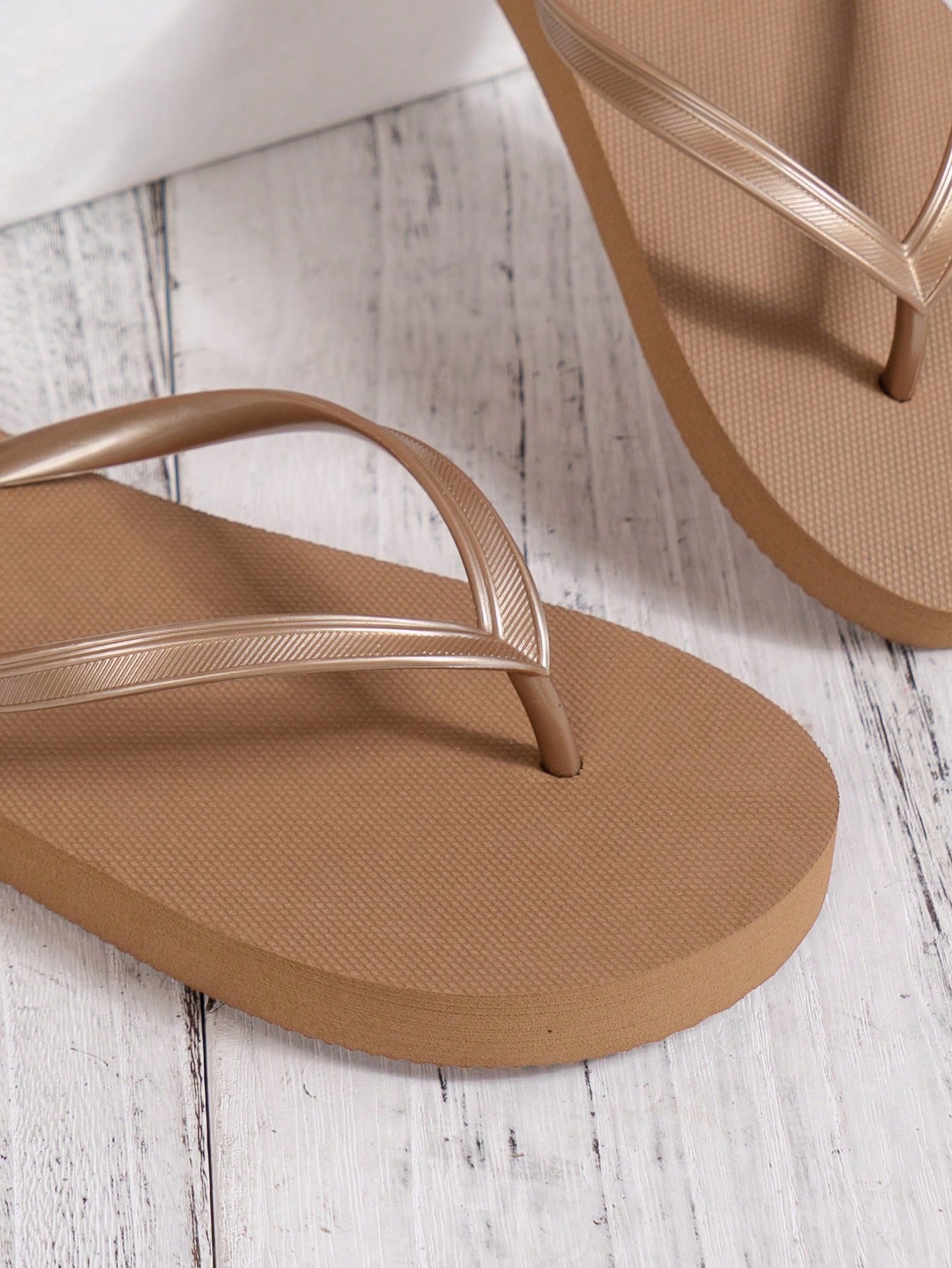 In Brown Women Flip-Flops