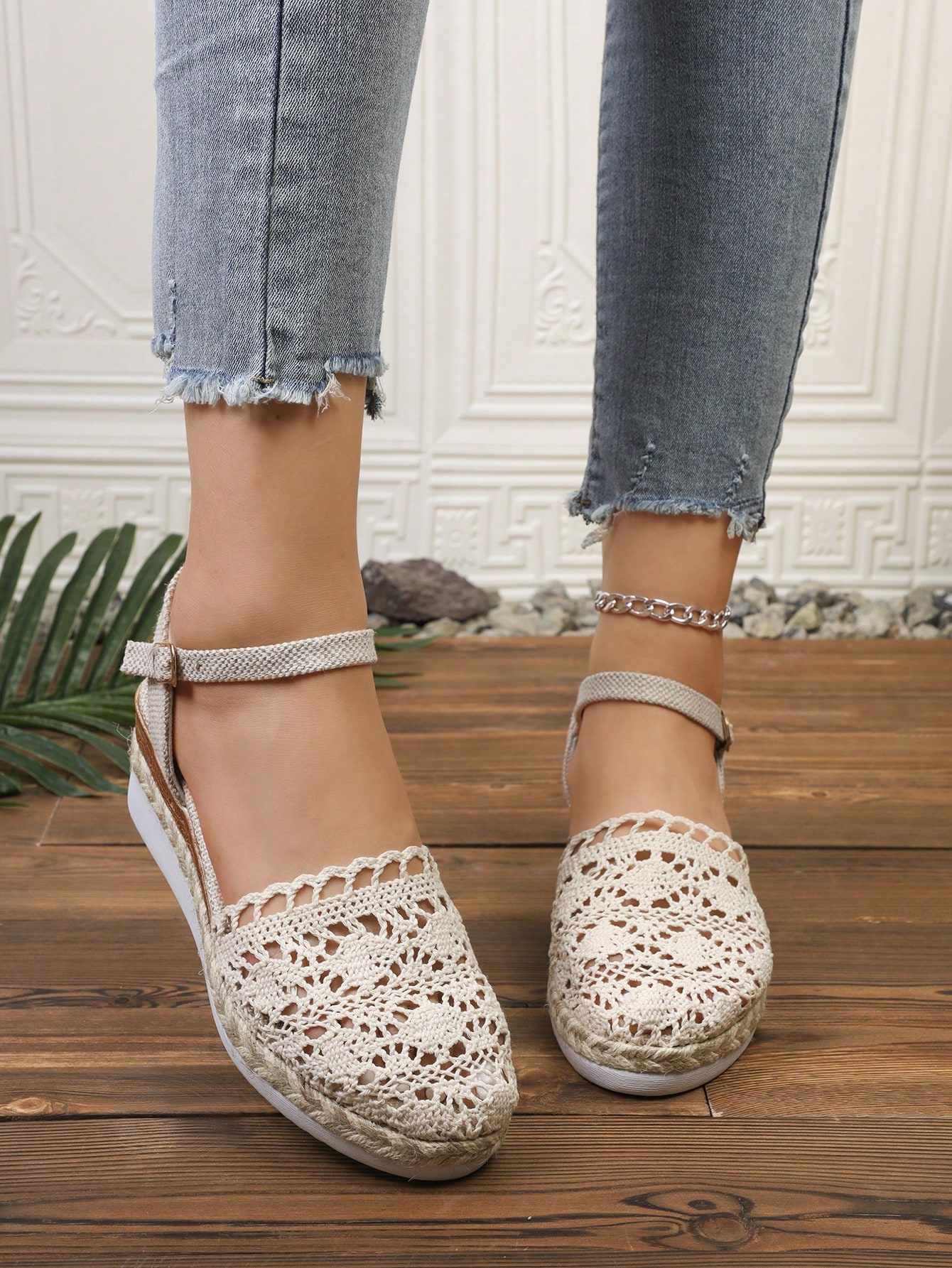 In Beige Women Wedges & Flatform