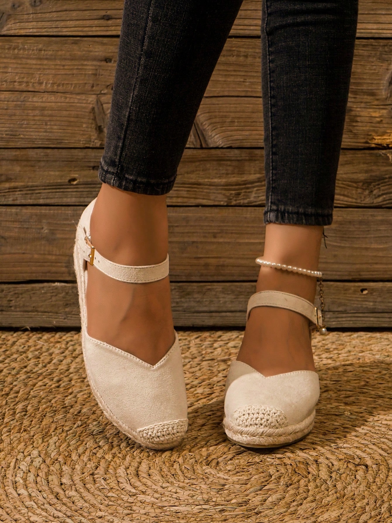 In Beige Women Wedges & Flatform