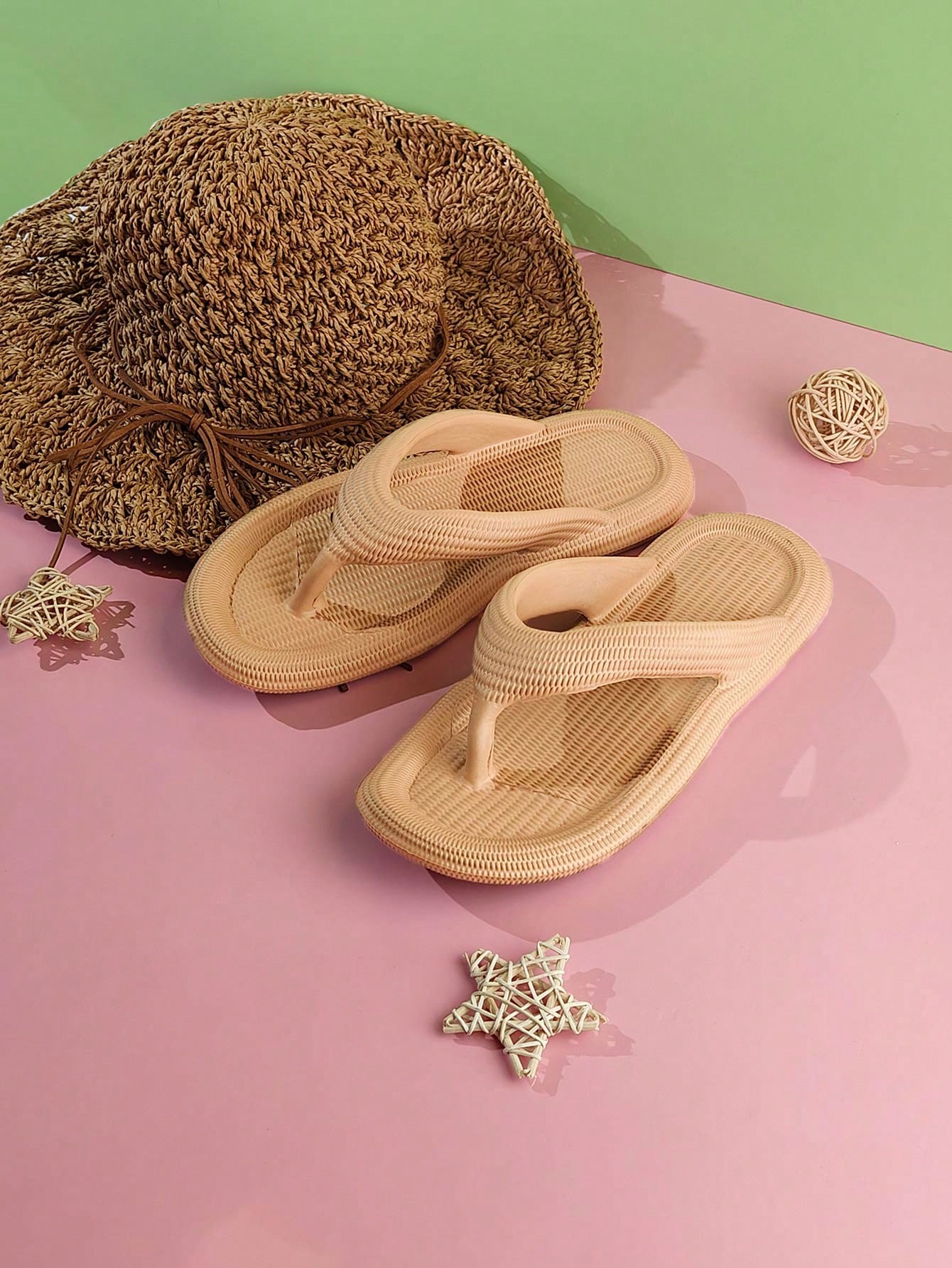 In Brown Women Flip-Flops