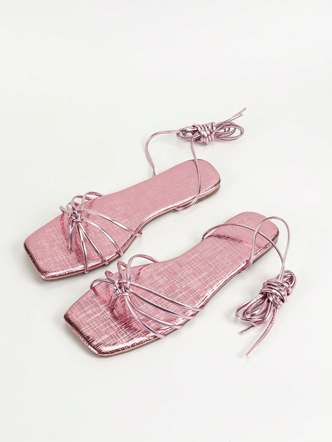 In Baby Pink Women Flat Sandals