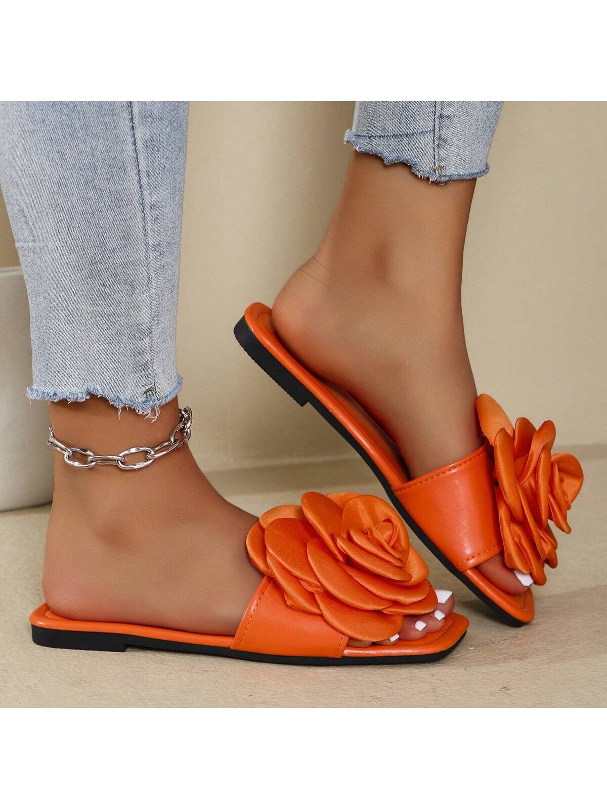 In Orange Women Shoes