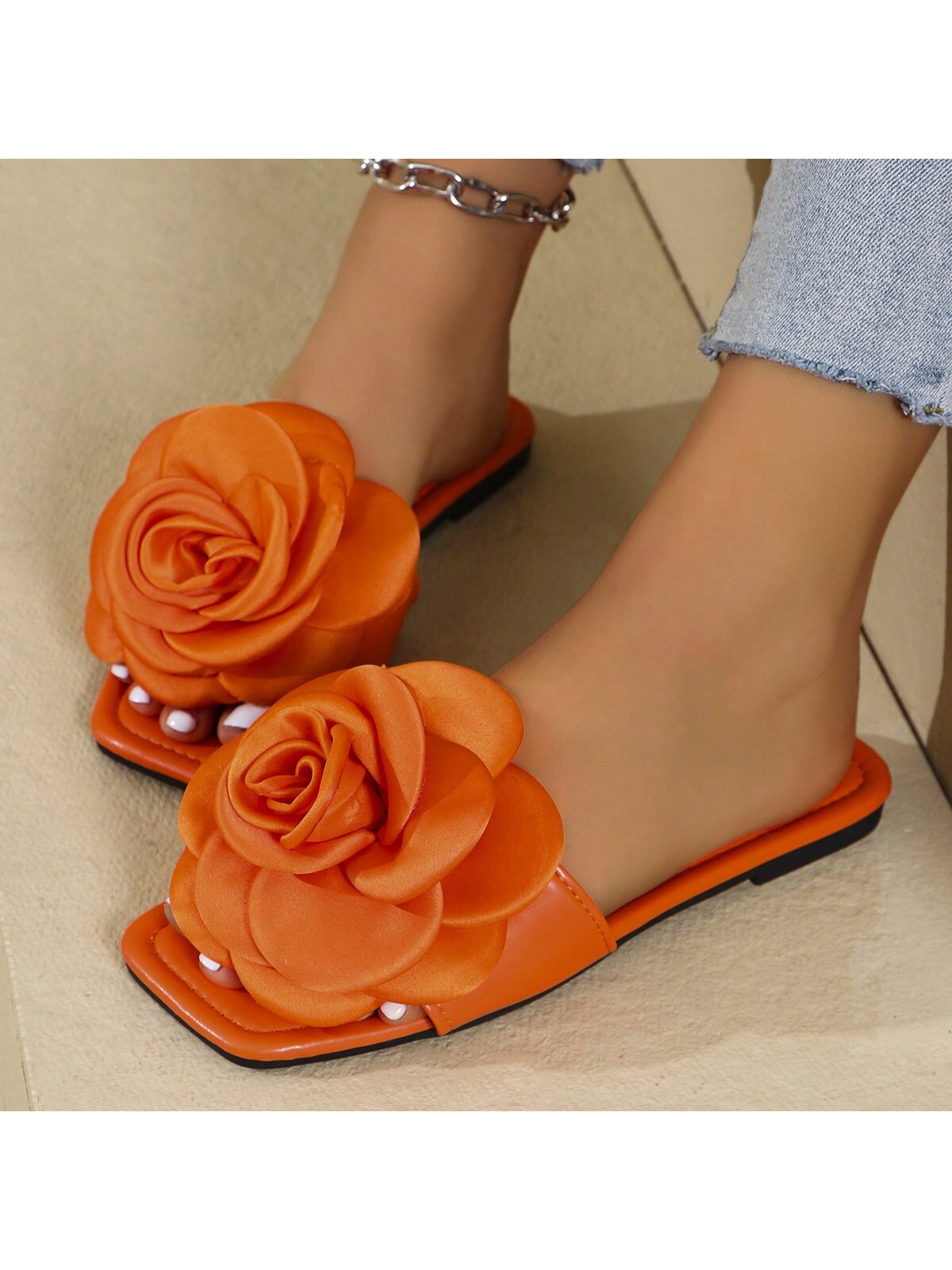 In Orange Women Shoes