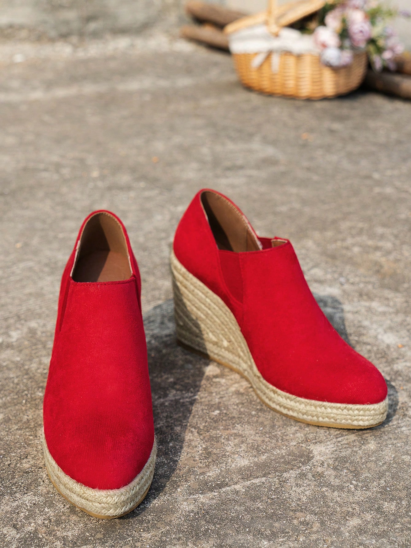 In Red Women Wedges & Flatform