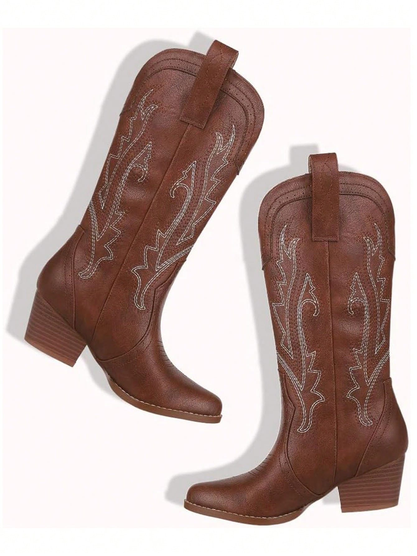 In Brown Women Mid-Calf Boots