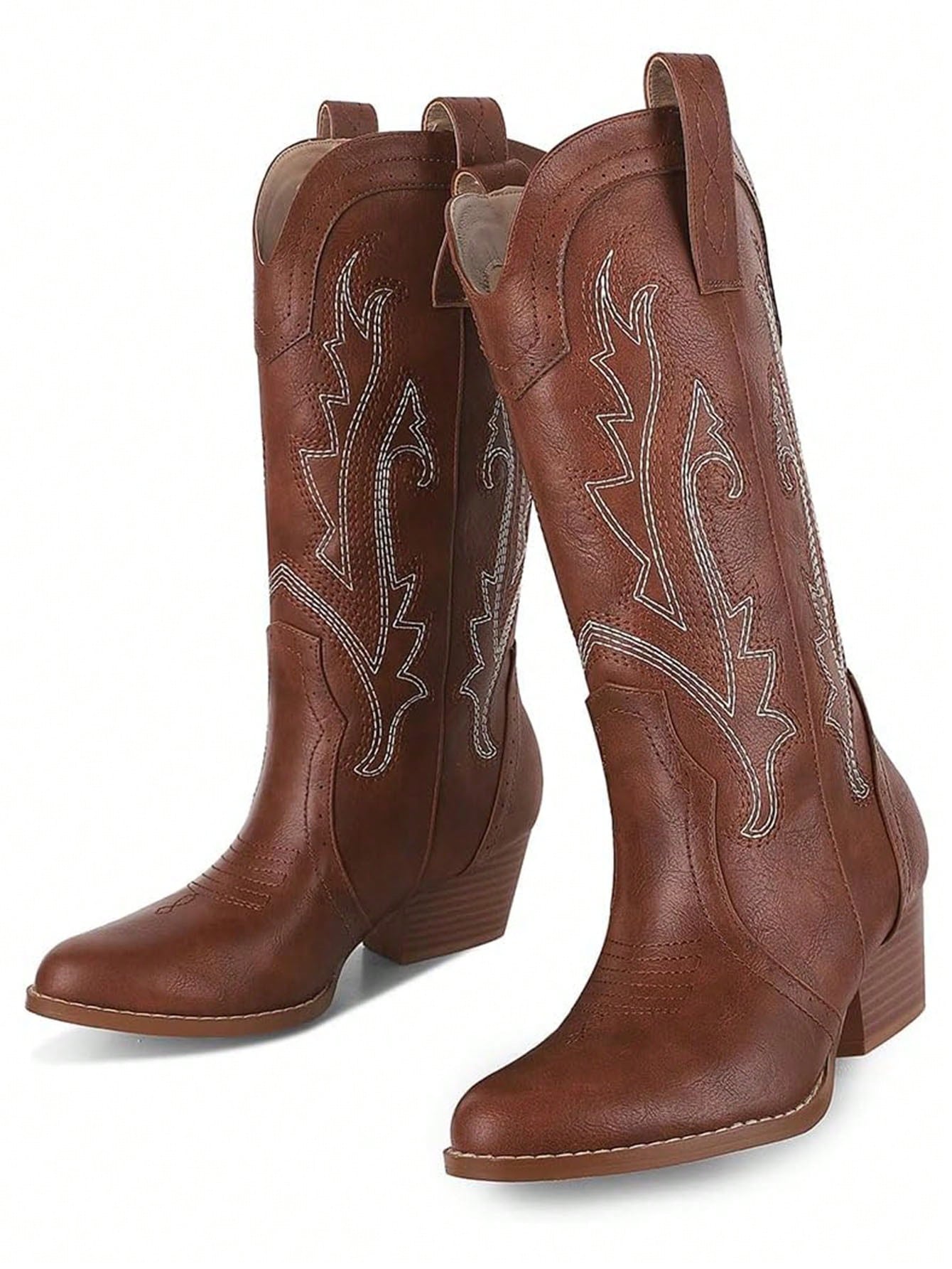 In Brown Women Mid-Calf Boots