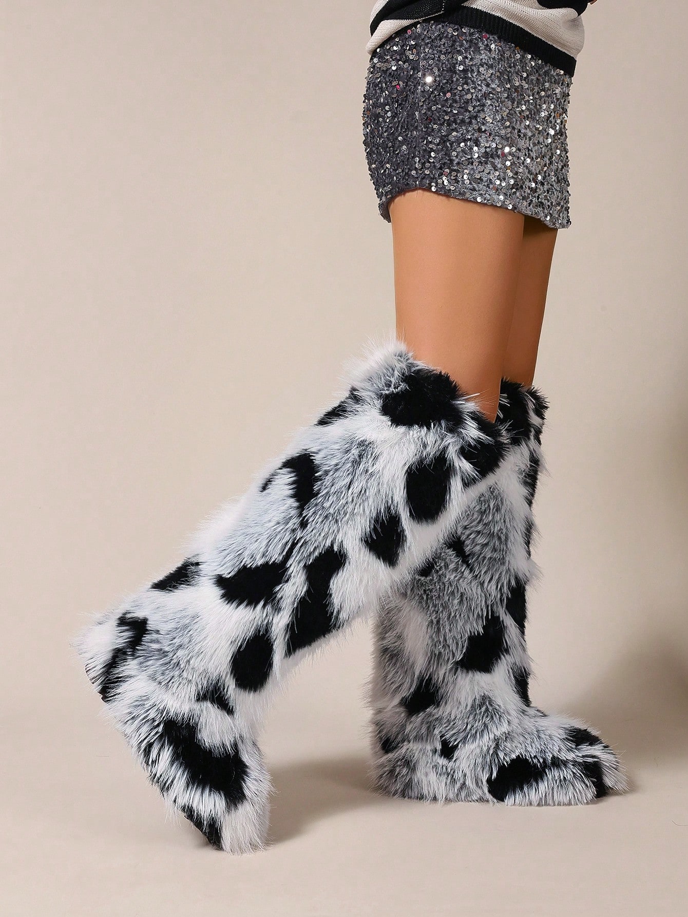 In Black and White Women Ankle Boots & Booties