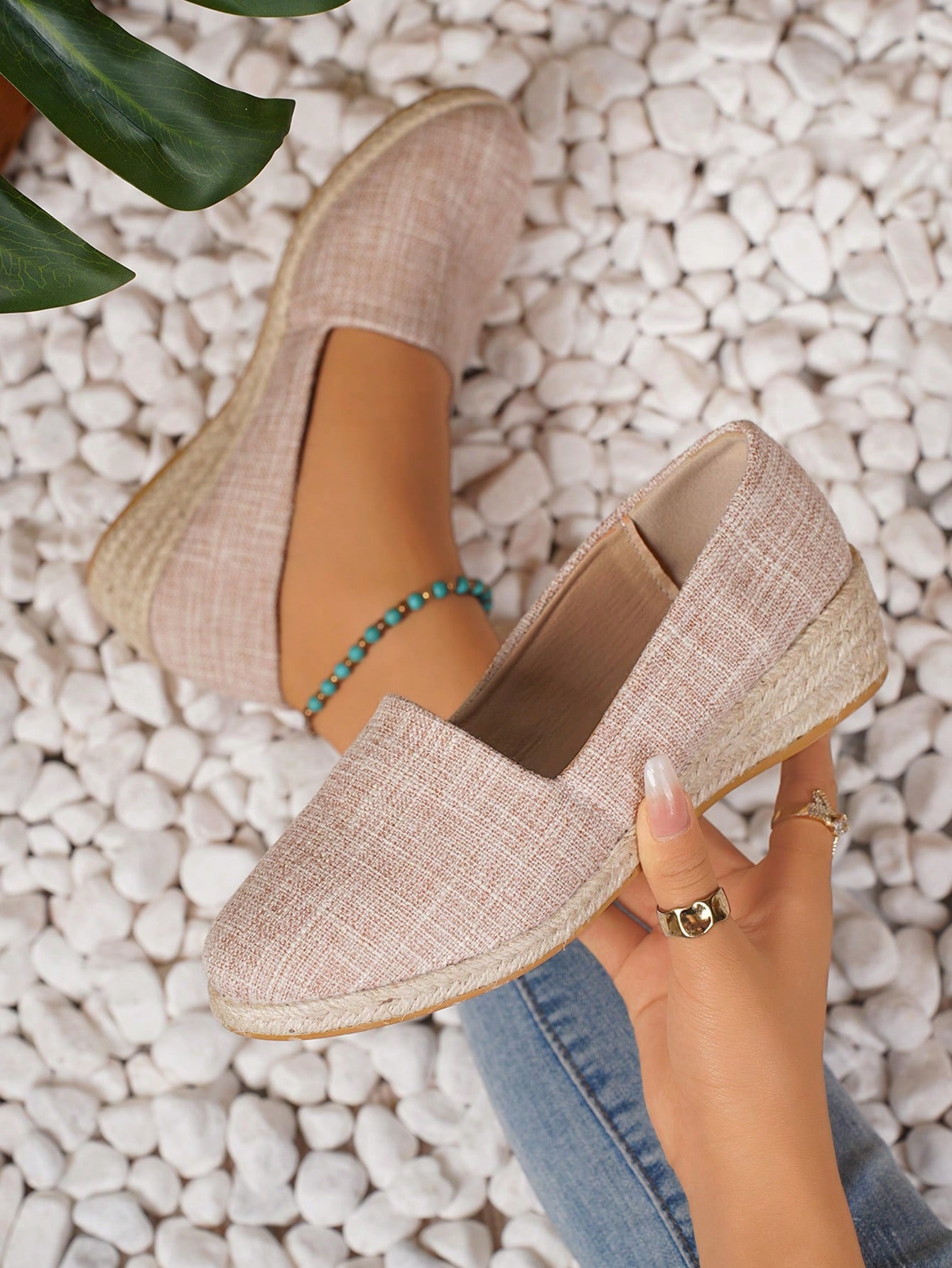 In Beige Women Wedges & Flatform