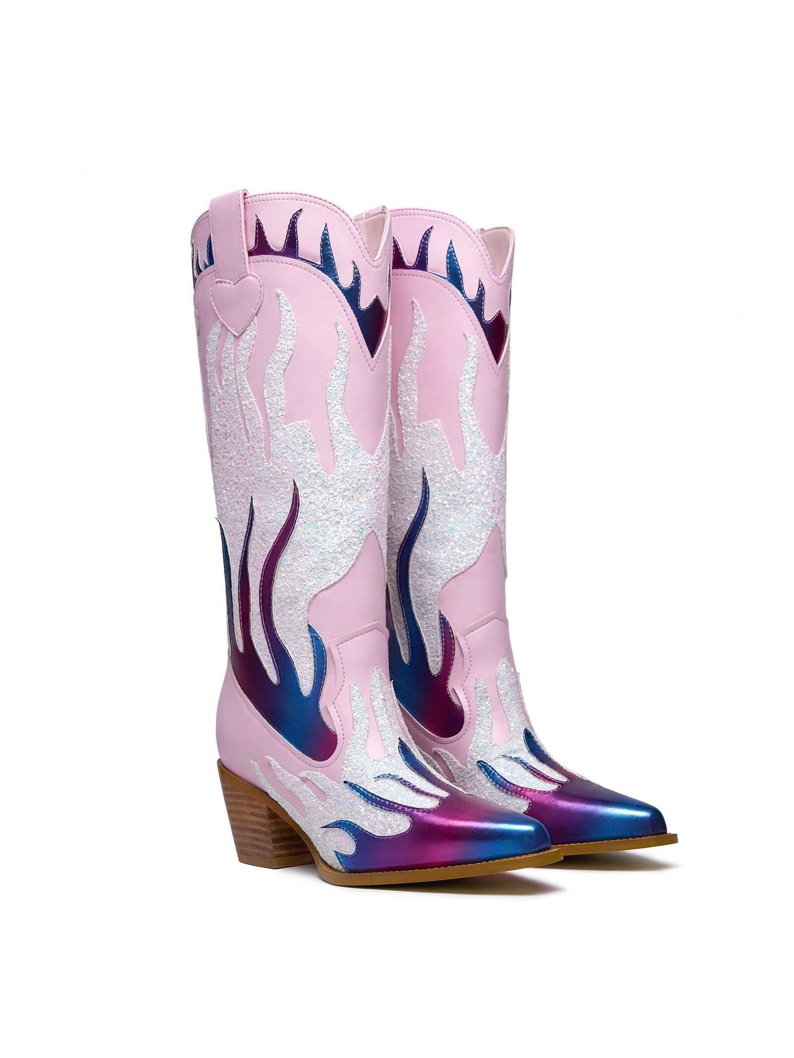 In Pink Women Mid-Calf Boots