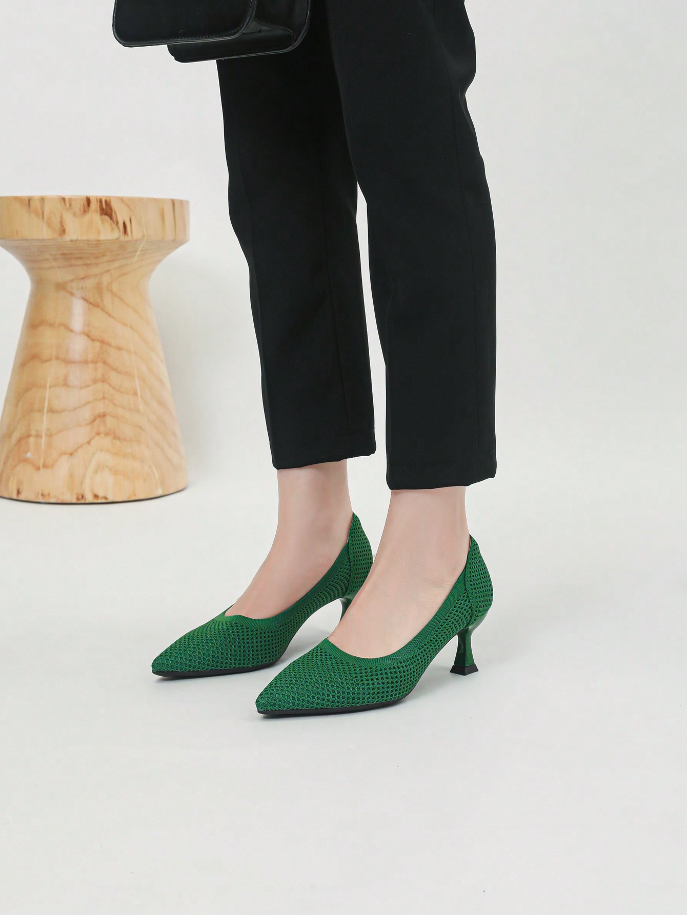 In Green Women Pumps