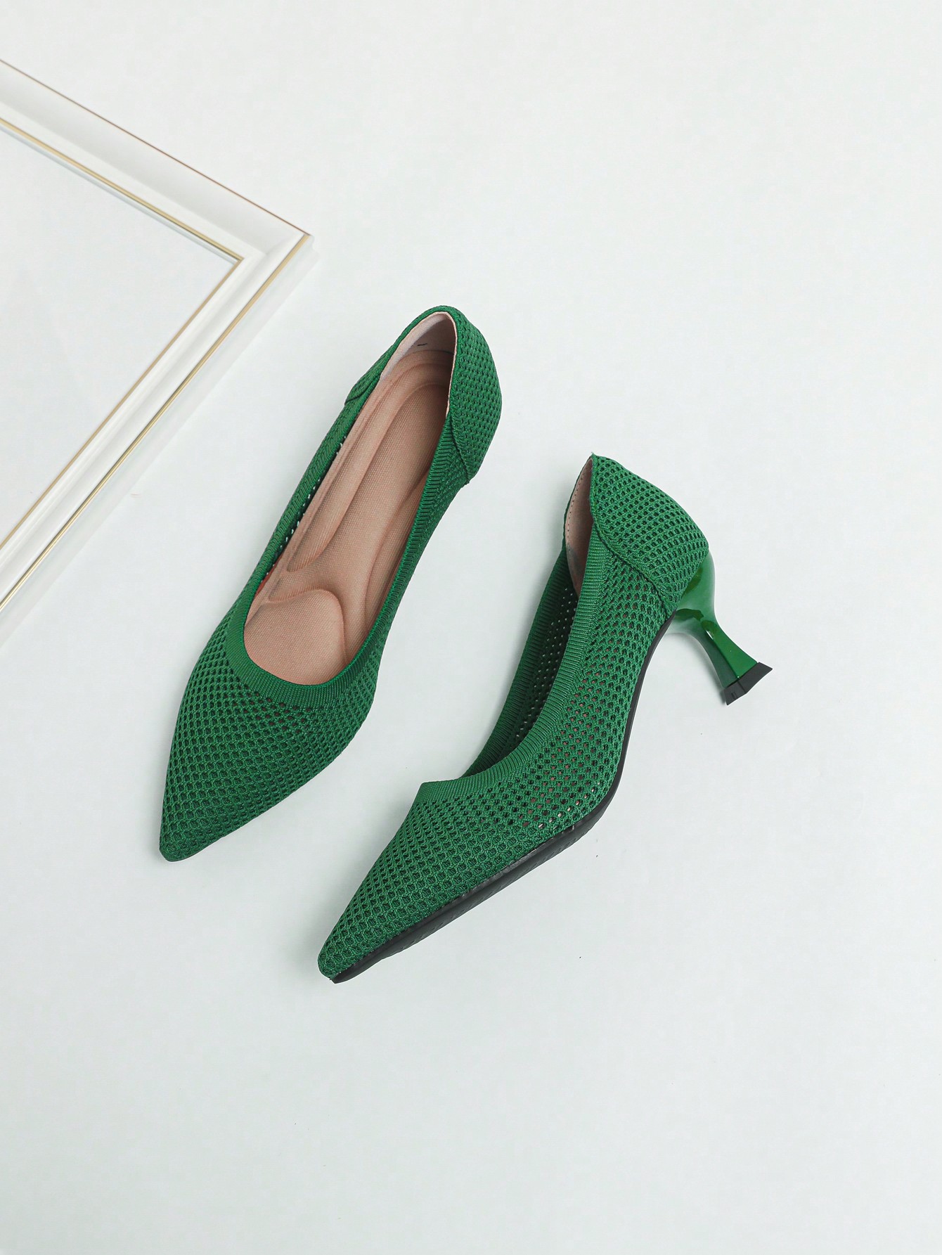 In Green Women Pumps