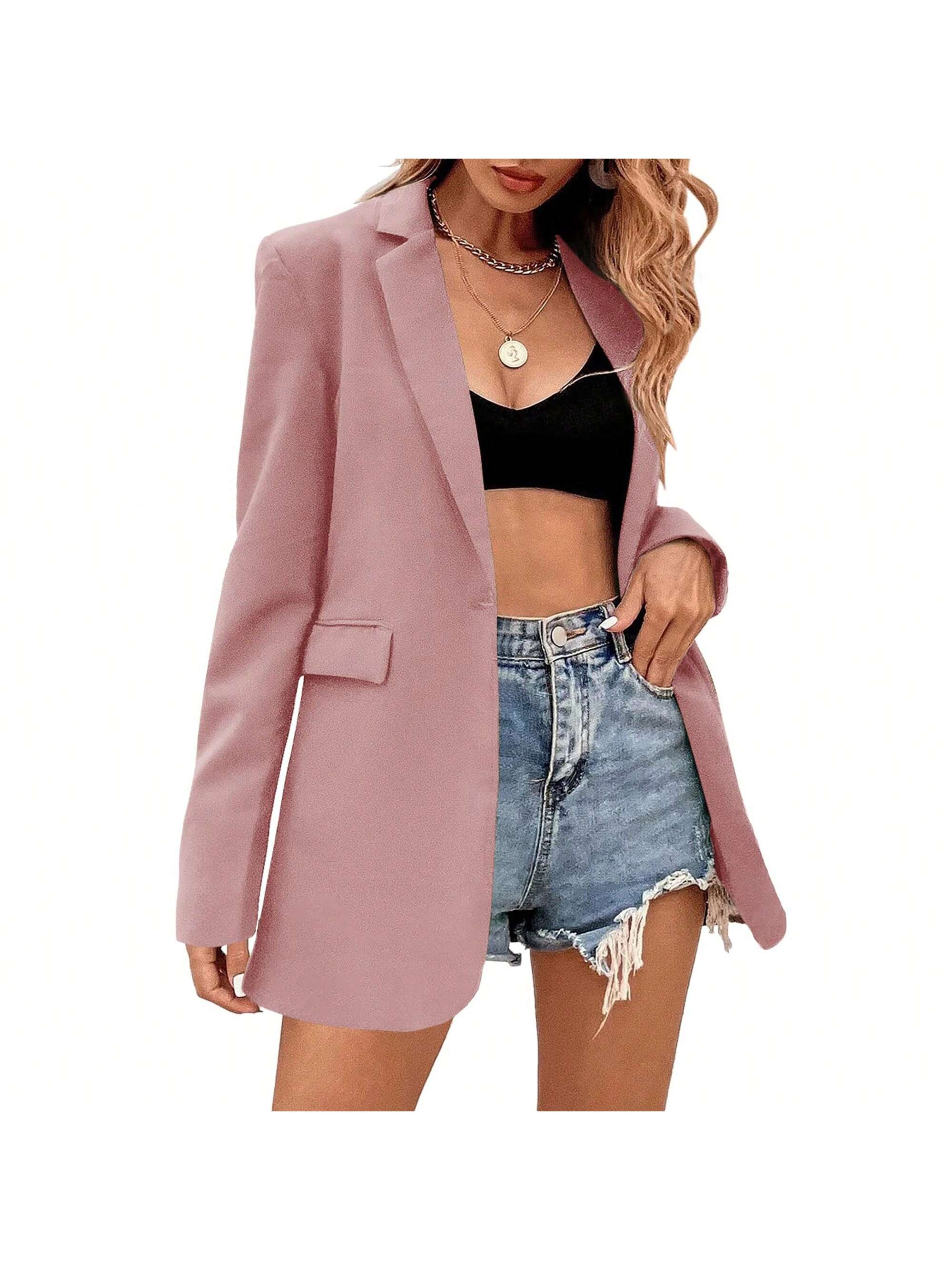 In Pink Women Blazers