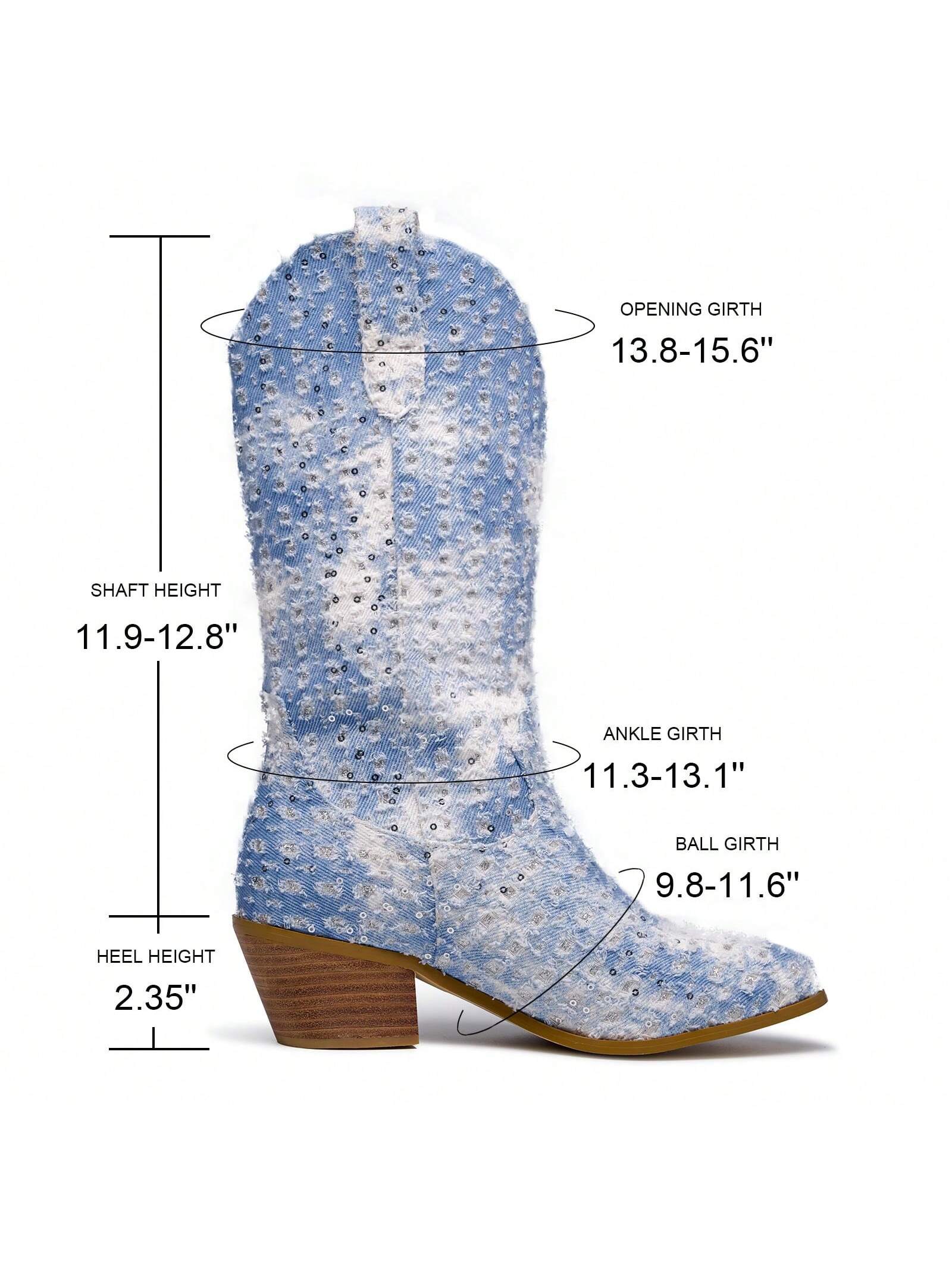 In Blue Women Mid-Calf Boots