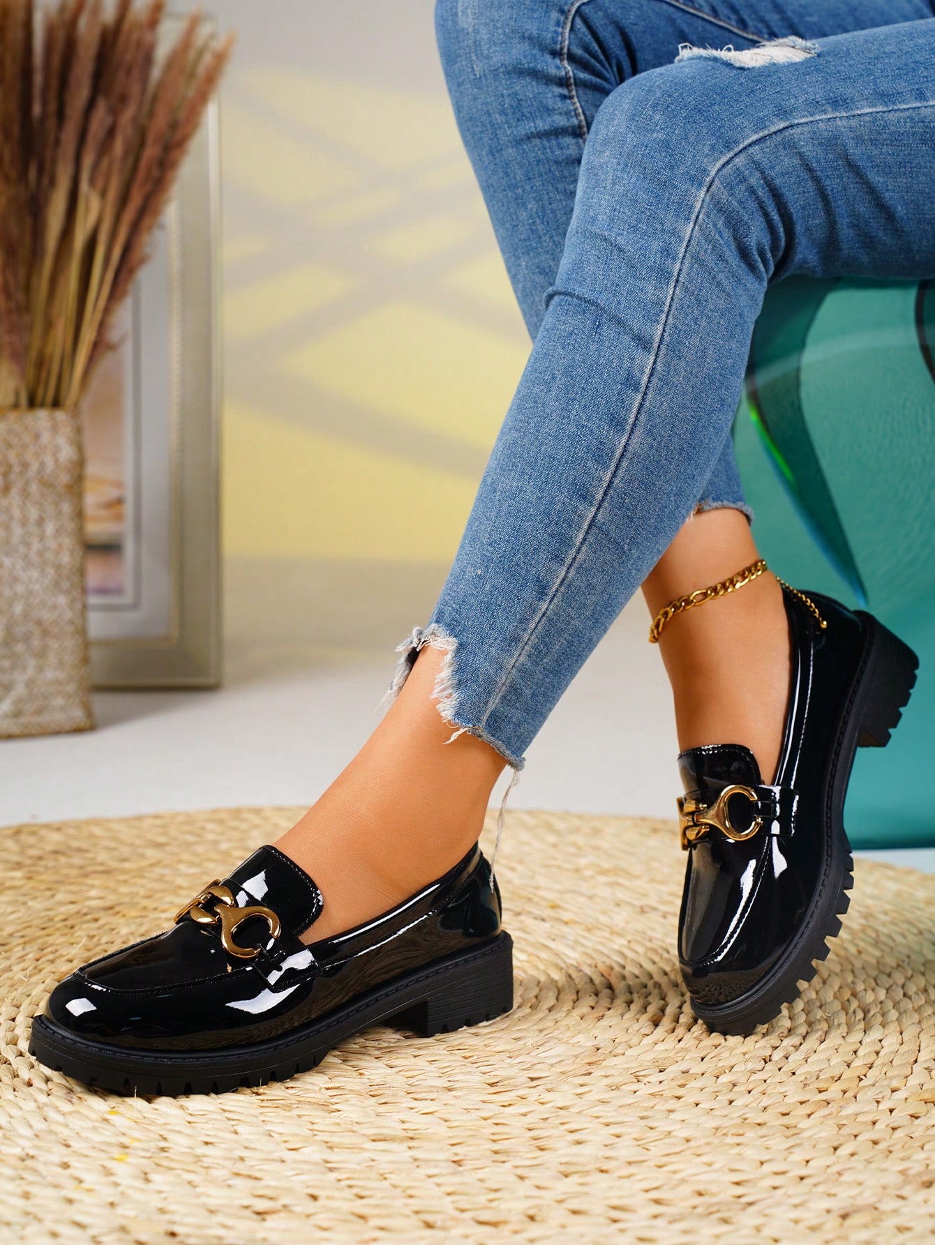 In Black Women Wedges & Flatform