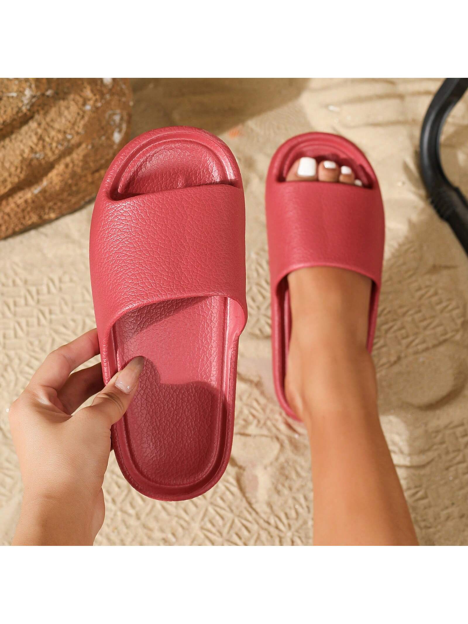 In Red Women Home Slippers