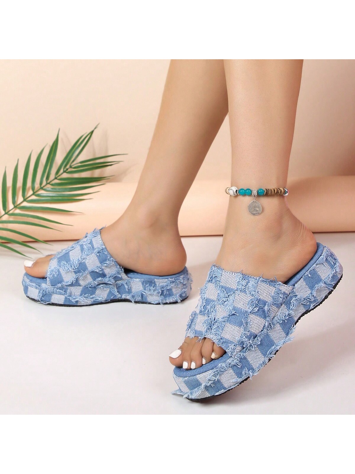 In Blue Women Slippers