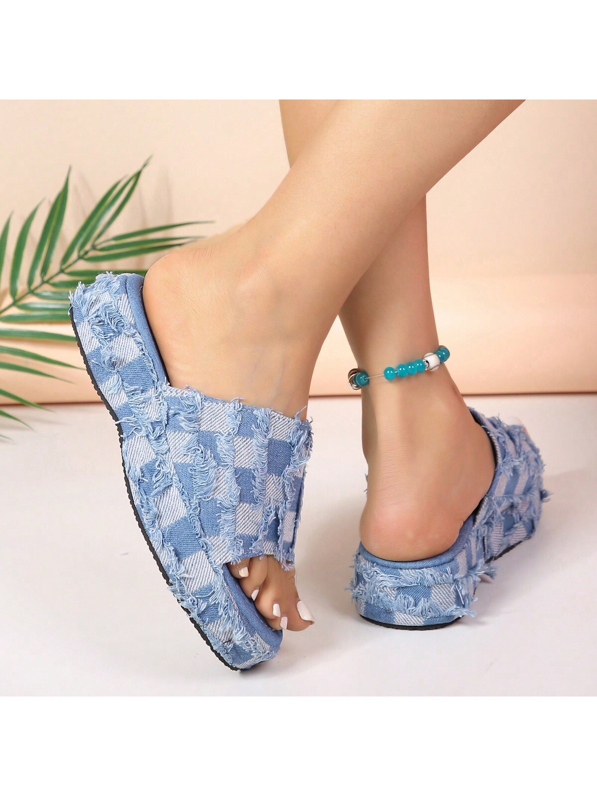 In Blue Women Slippers