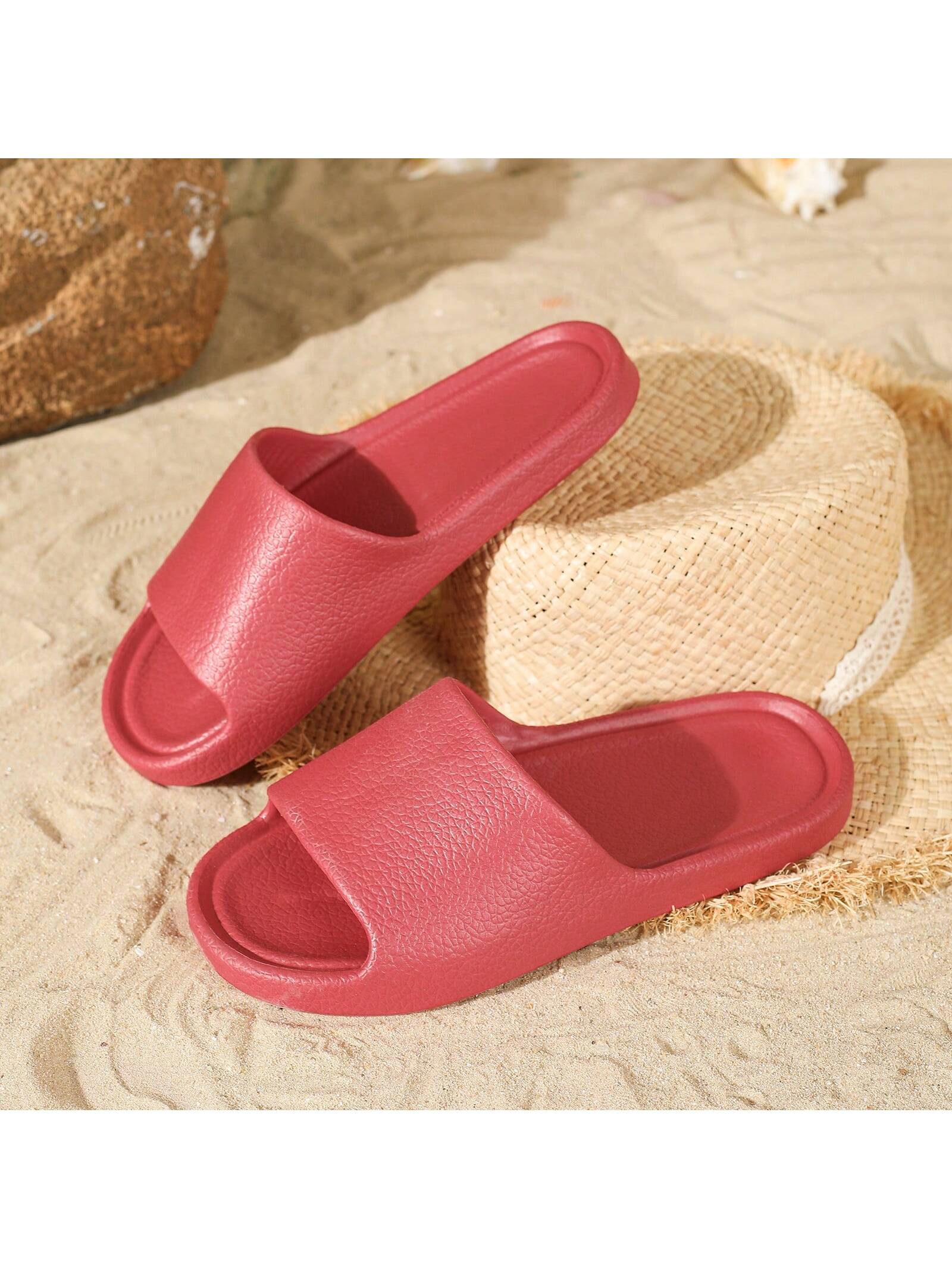 In Red Women Home Slippers