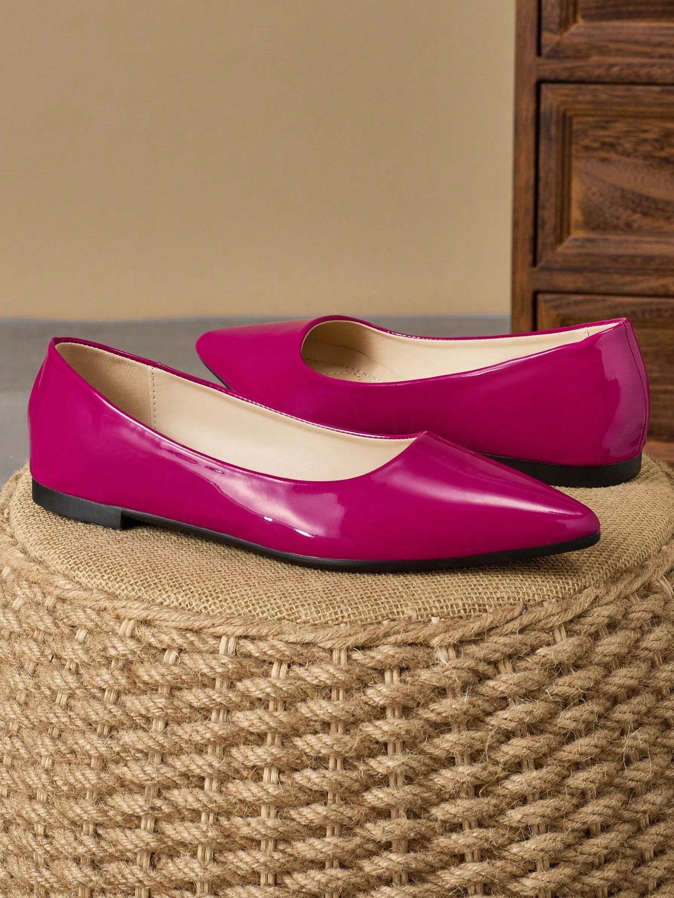 In Hot Pink Women Flats