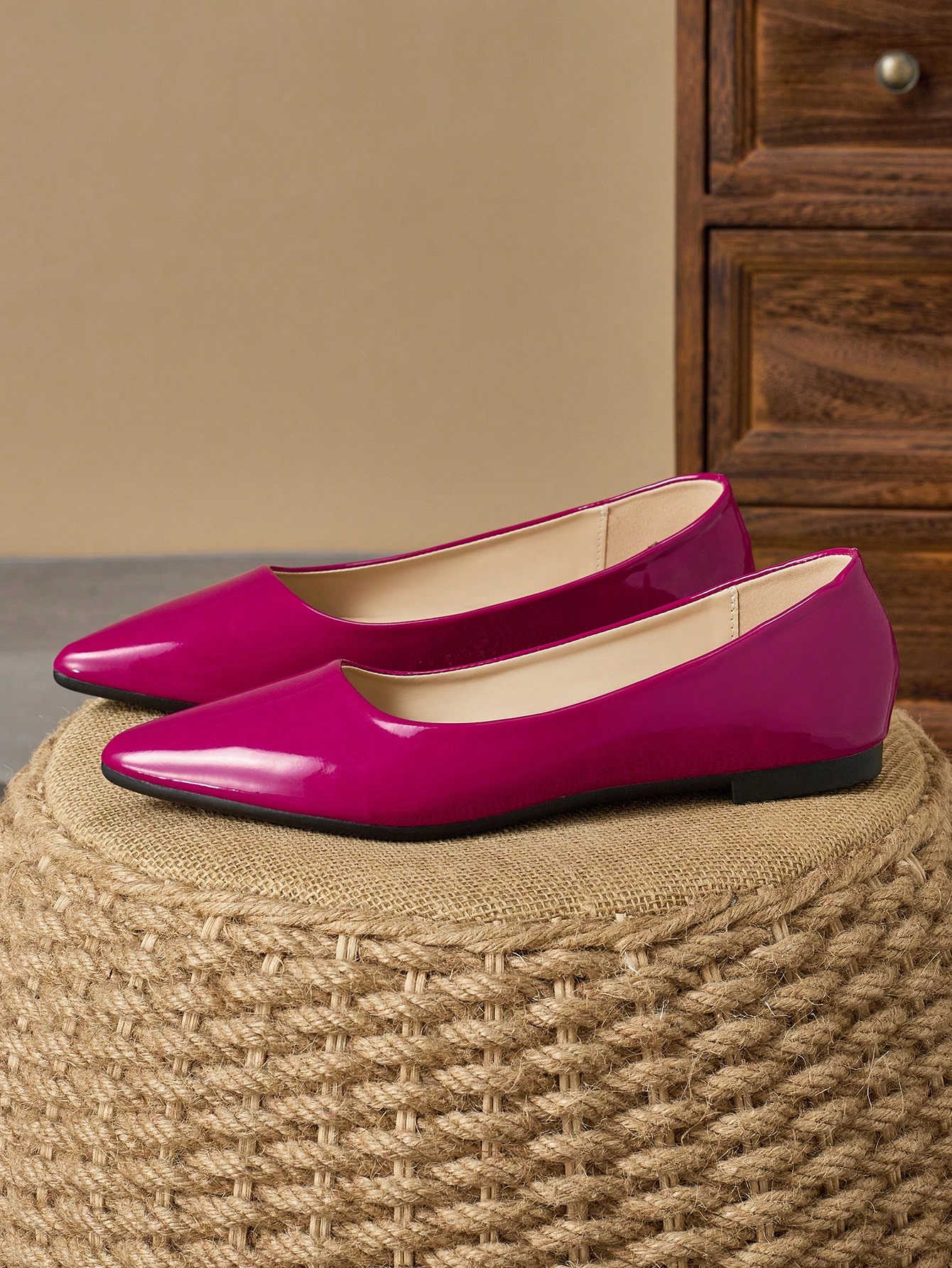 In Hot Pink Women Flats