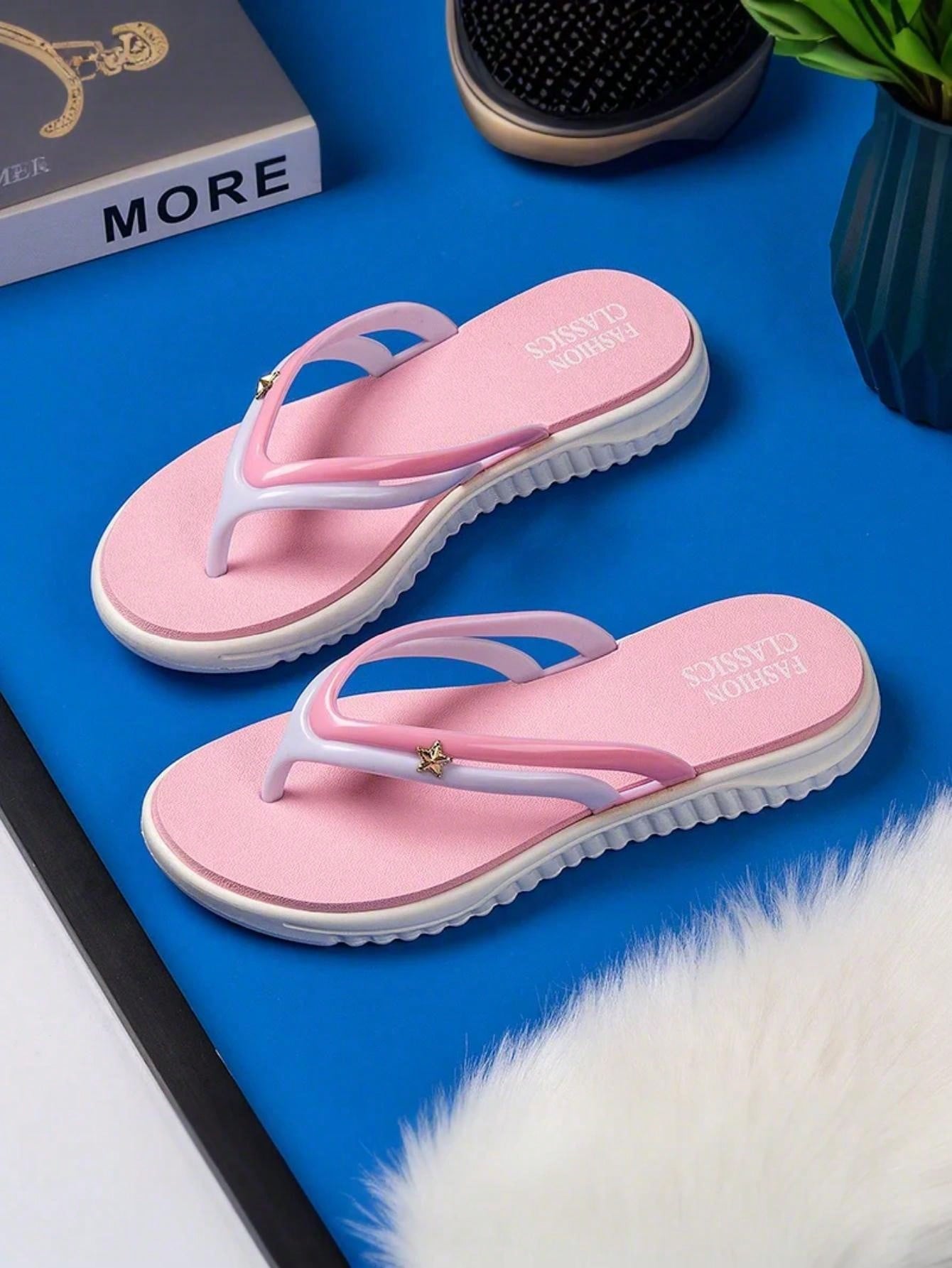 In Pink Women Flip-Flops