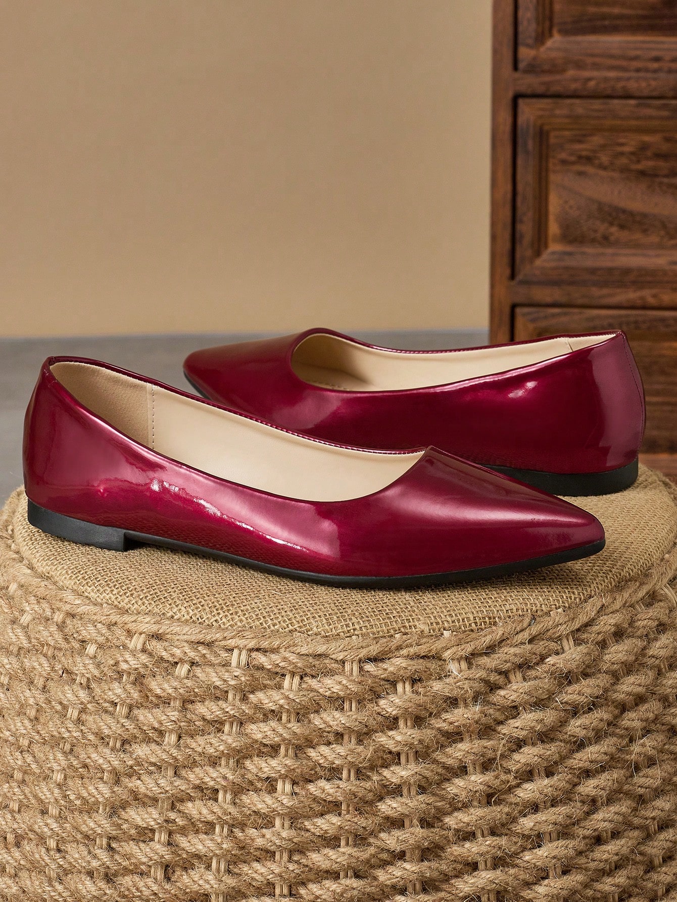 In Red Violet Women Shoes