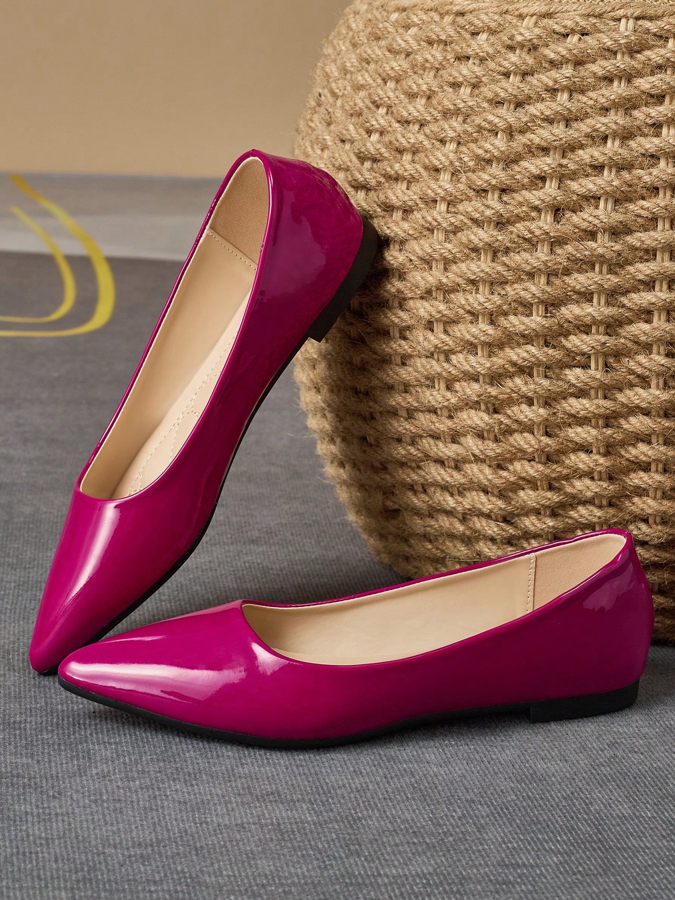 In Hot Pink Women Flats