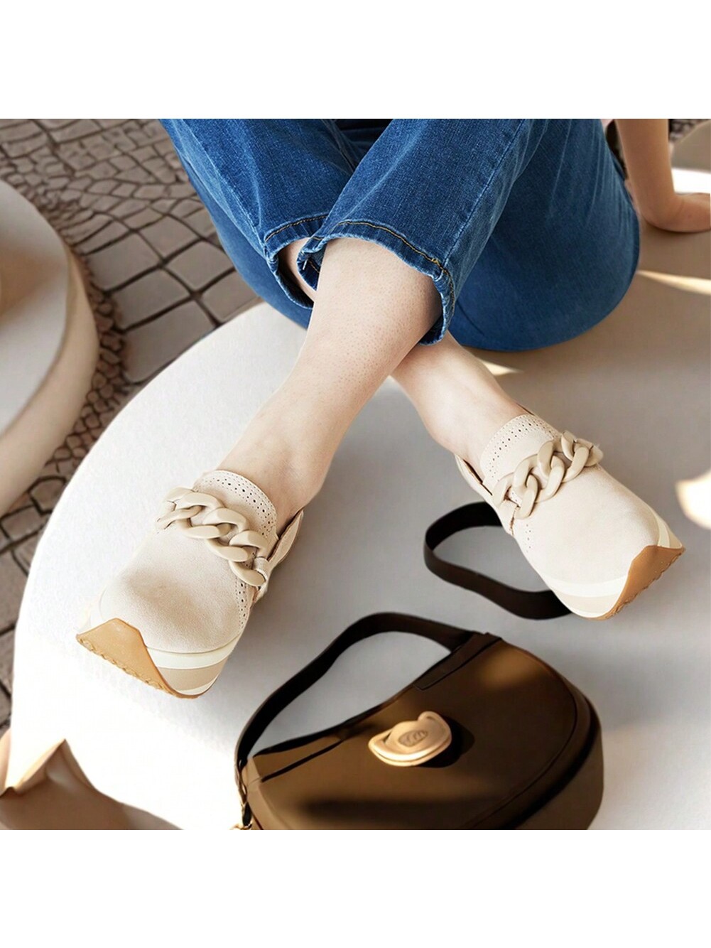 In Apricot Women Wedges & Flatform