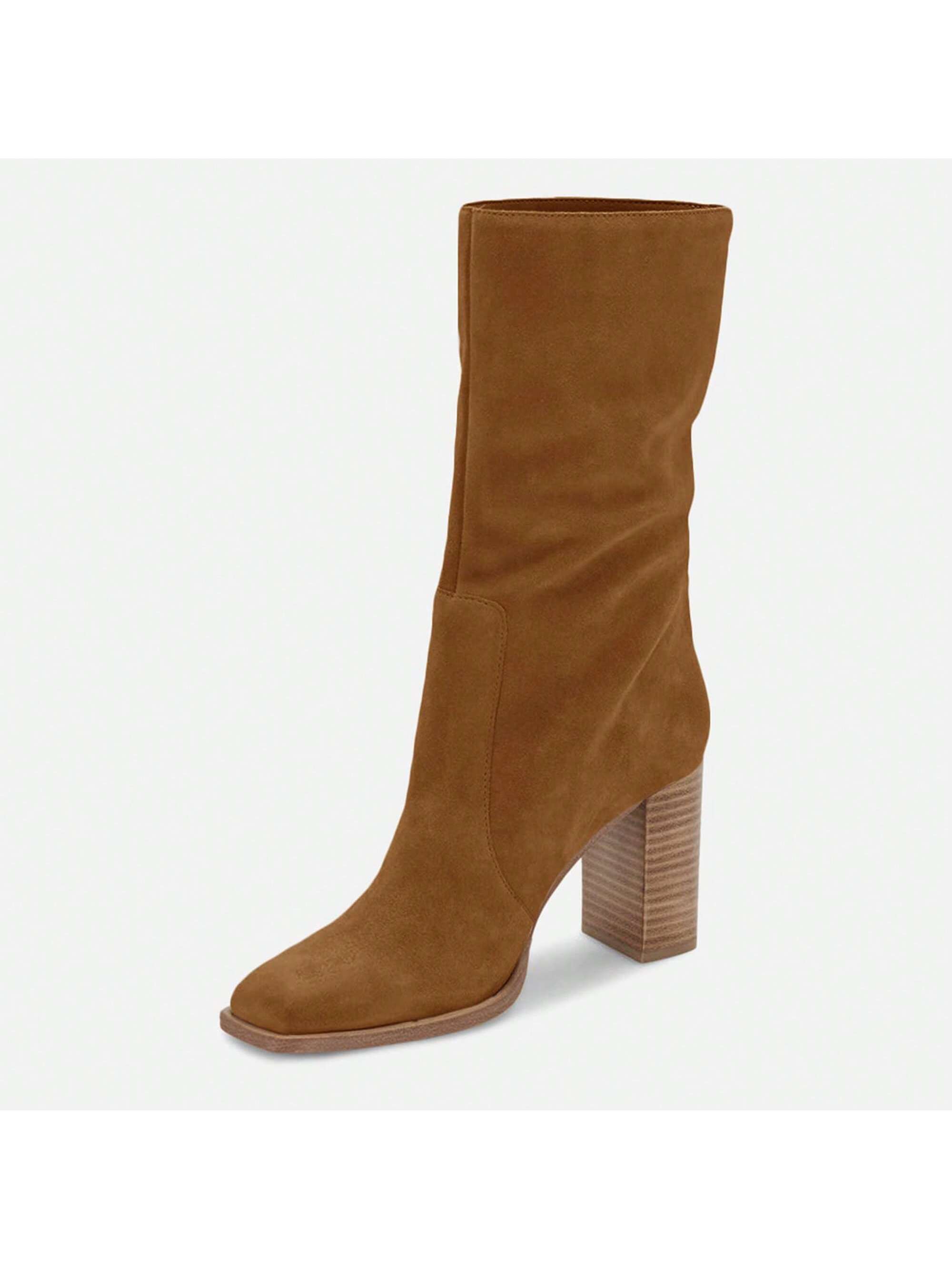 In Brown Women Mid-Calf Boots