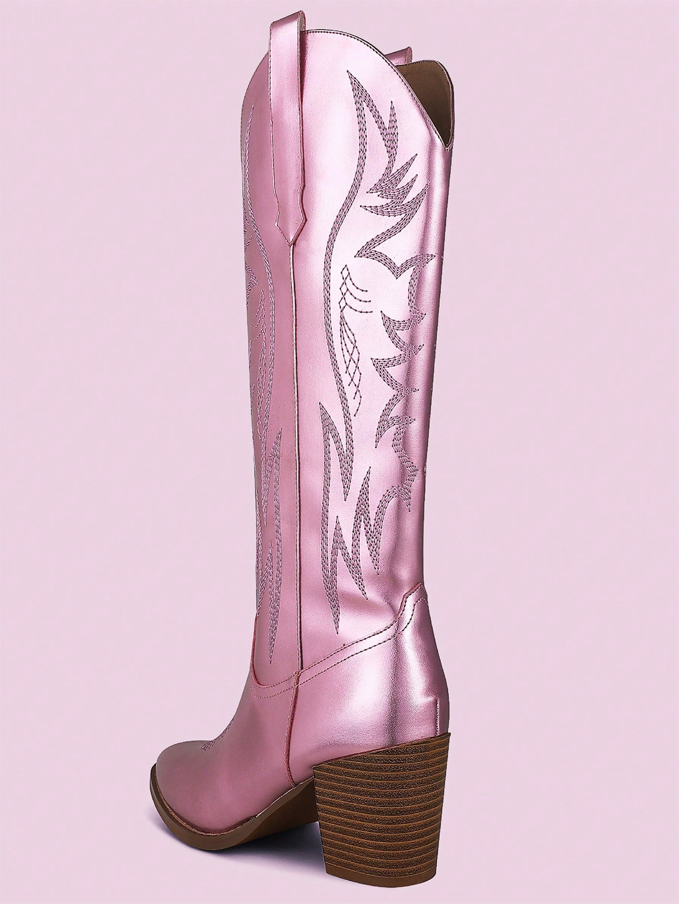 In Pink Women Knee-High Boots