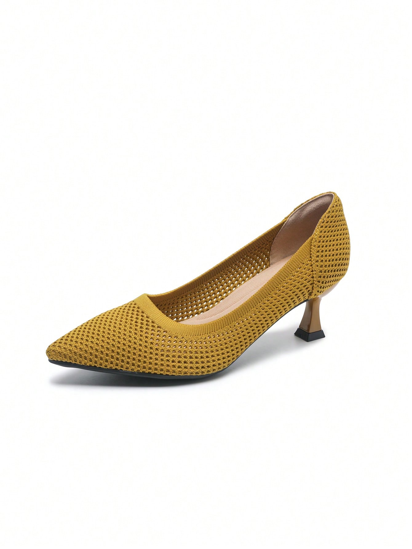 In Yellow Women Pumps