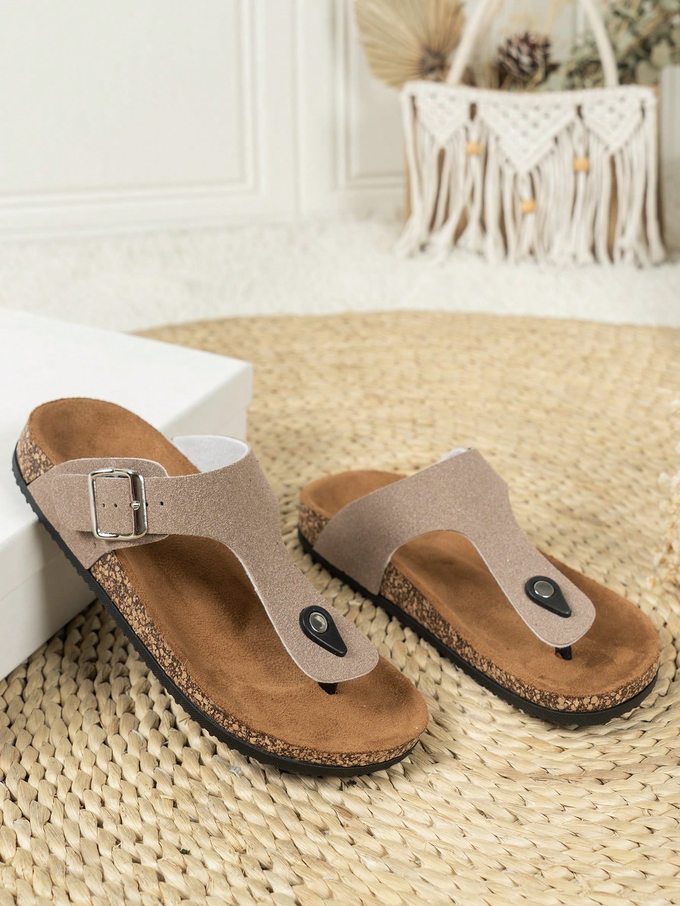 In Khaki Women Slides