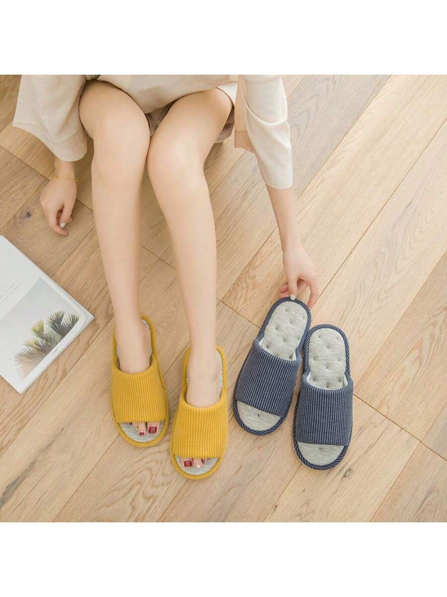 In Yellow Women Slippers