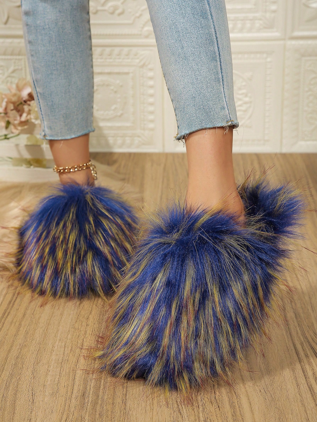 In Blue Women Slippers