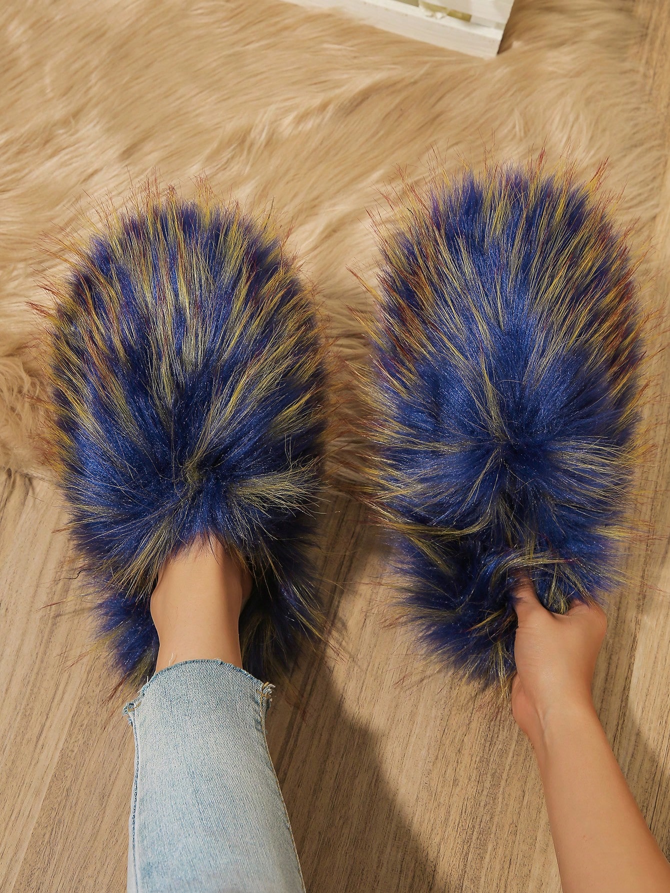 In Blue Women Slippers