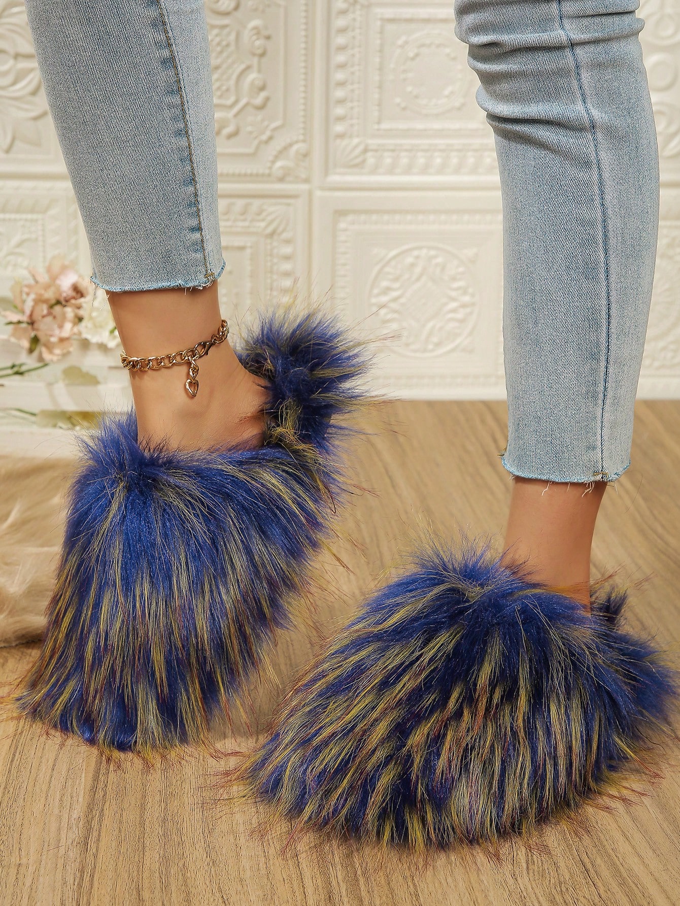 In Blue Women Slippers