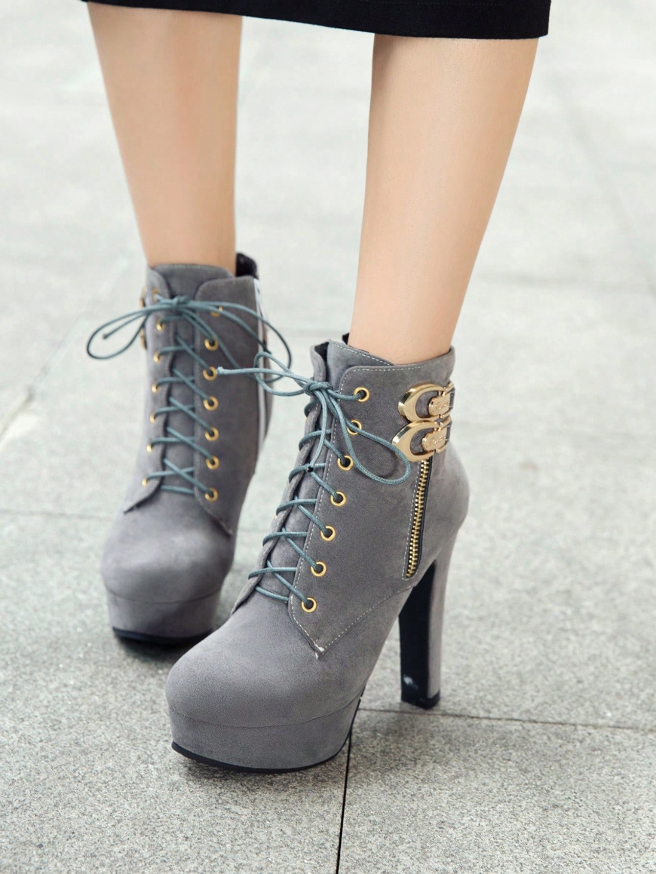 In Grey Women Ankle Boots & Booties