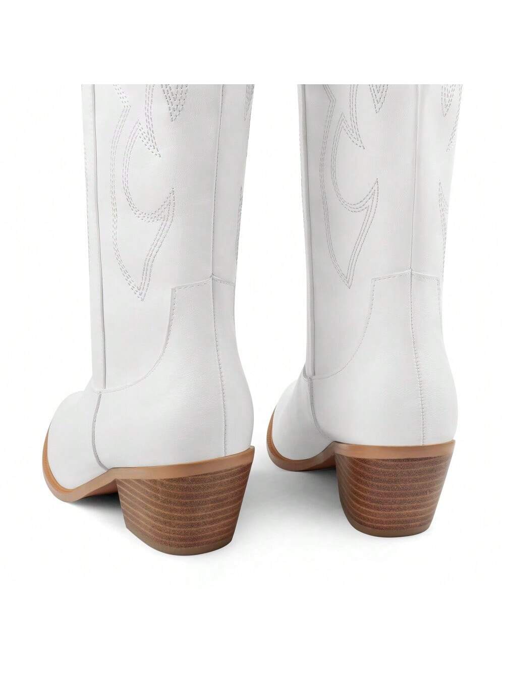 In White Women Knee-High Boots