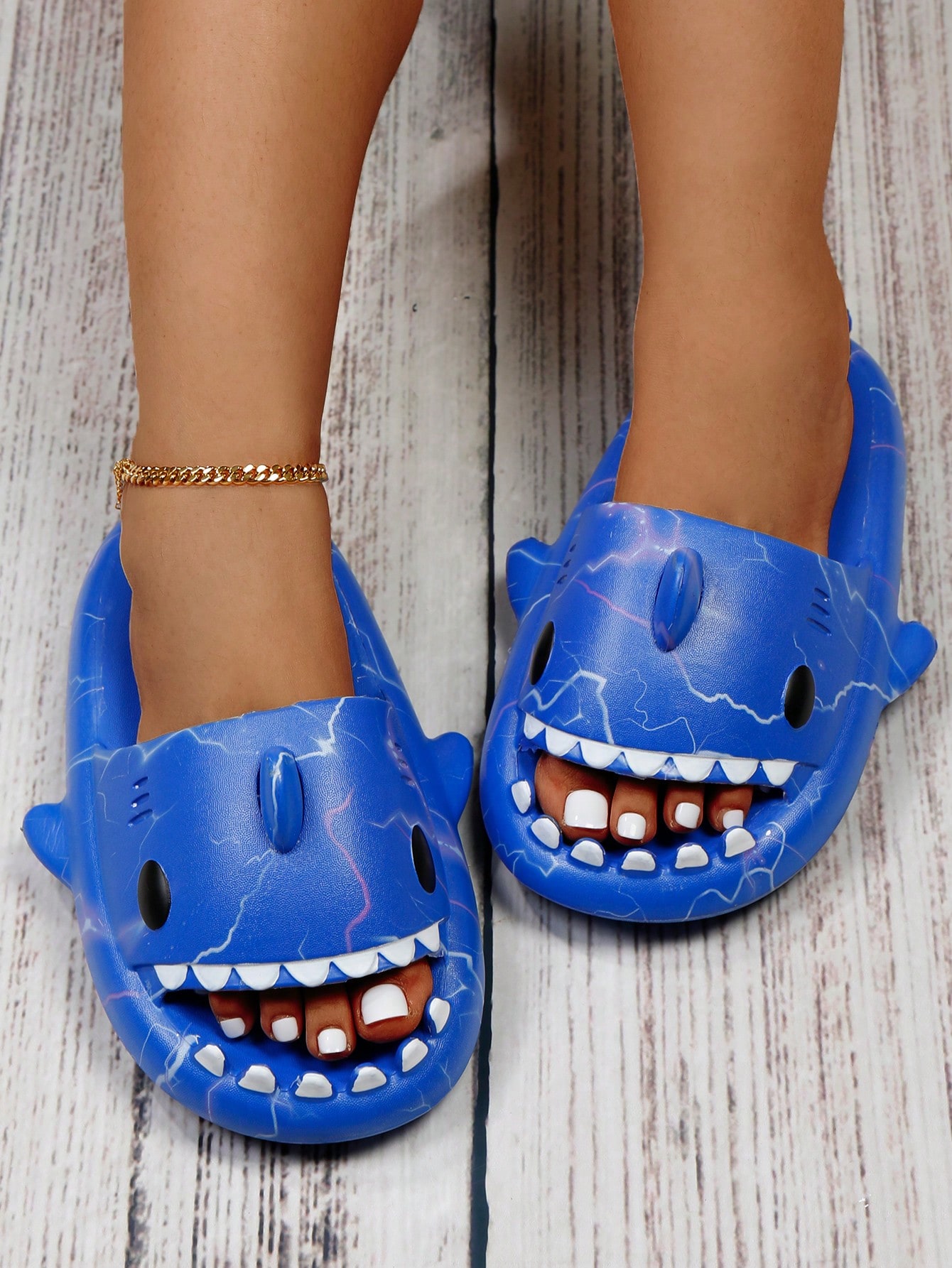 In Blue Women Slippers